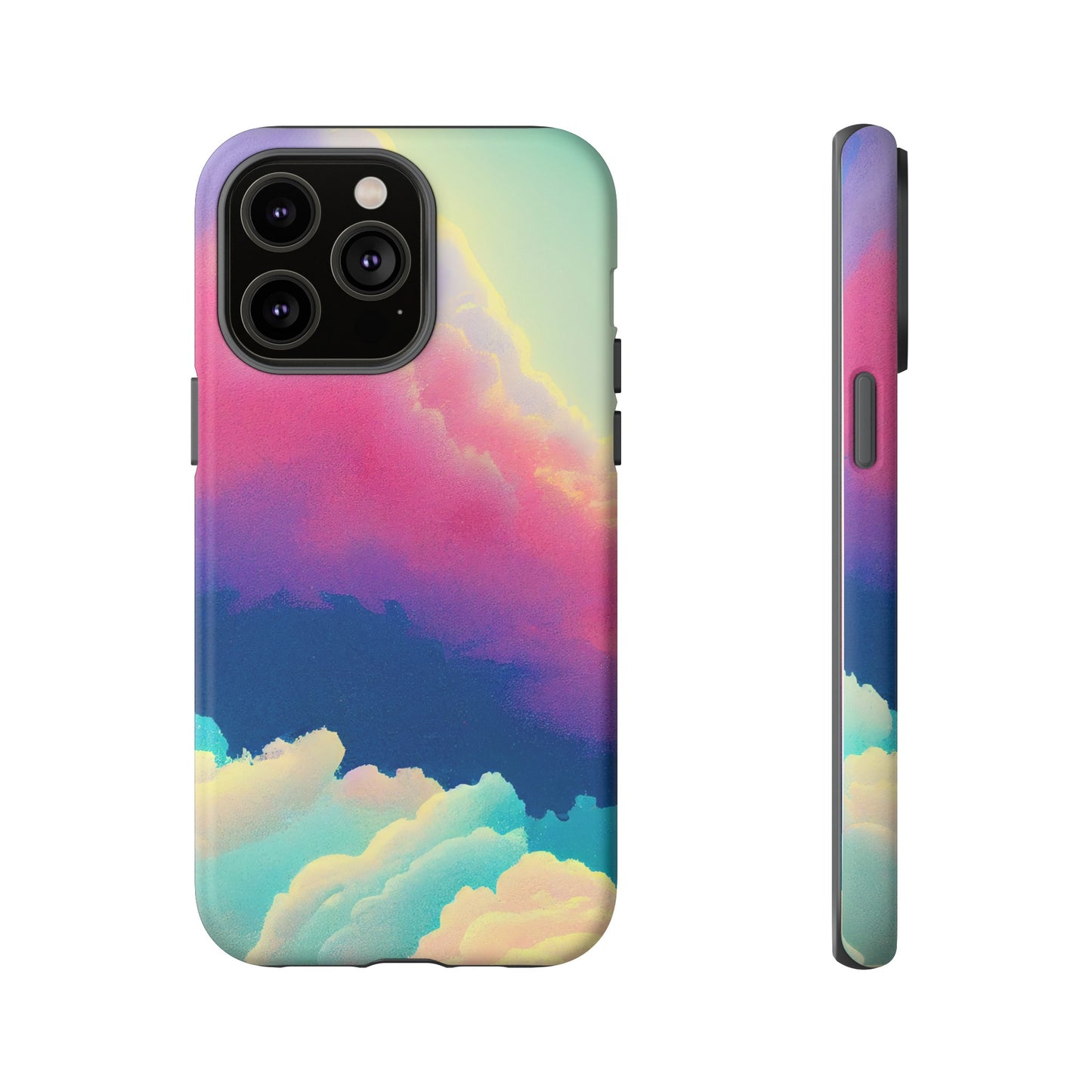 Colourful Clouds Wallpaper Phone Case | iPhone 15 Plus/ Pro, 14, 13, 12| Google Pixel 7, Pro, 5| Samsung Galaxy S23 All Major Phone Models