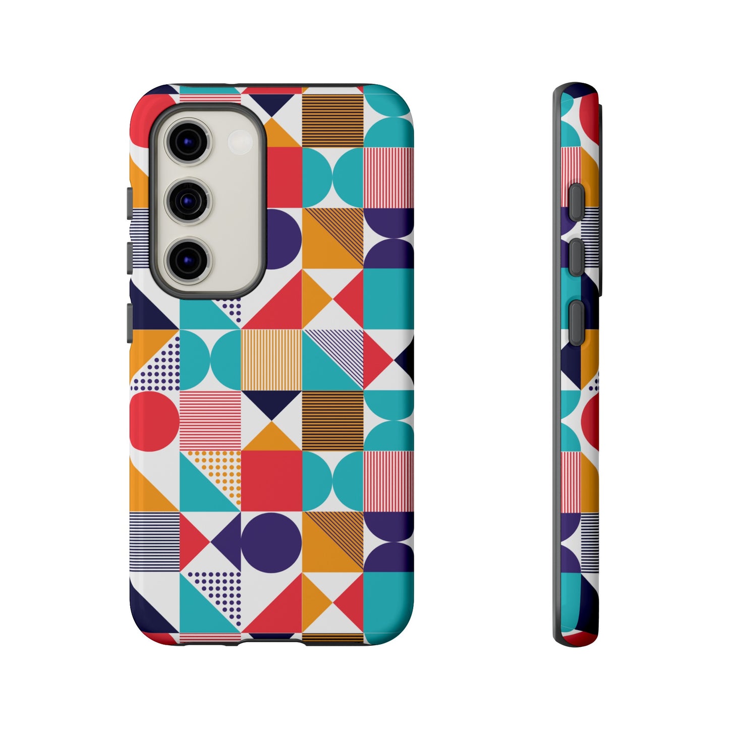 Geometric Patterned Wallpaper Phone Case | iPhone 15 Plus/ Pro, 14, 13, 12| Google Pixel 7, Pro, 5|Samsung Galaxy S23 All Major Phone Models