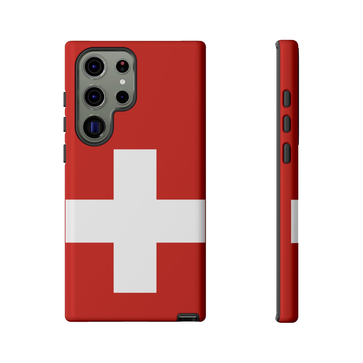 Switzerland Flag Phone Case | iPhone 15 Plus/ Pro, 14, 13, 12| Google Pixel 7, Pro, 5| Samsung Galaxy S23 All Major Phone Models