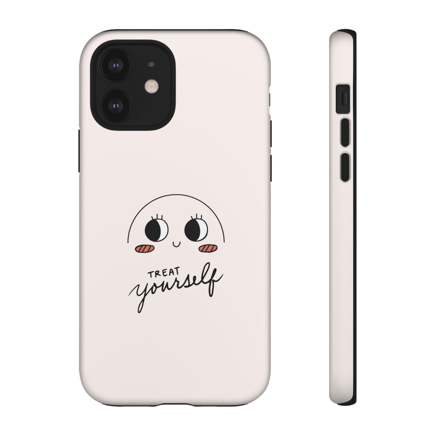 Treat Yourself Wallpaper Phone Case | iPhone 15 Plus/ Pro, 14, 13, 12| Google Pixel 7, Pro, 5| Samsung Galaxy S23 All Major Phone Models