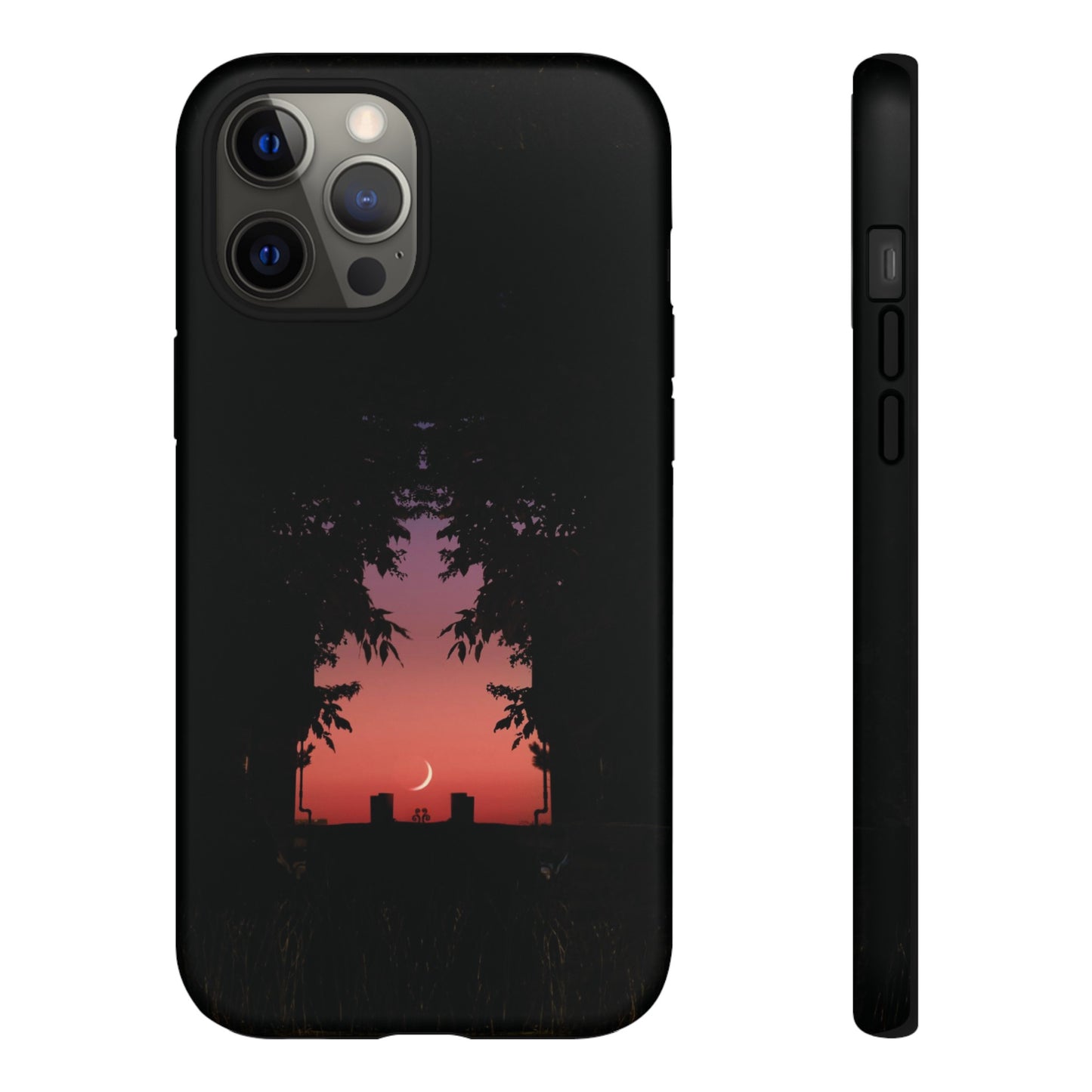 Crescent Night Wallpaper Phone Case | iPhone 15 Plus/ Pro, 14, 13, 12| Google Pixel 7, Pro, 5| Samsung Galaxy S23 All Major Phone Models