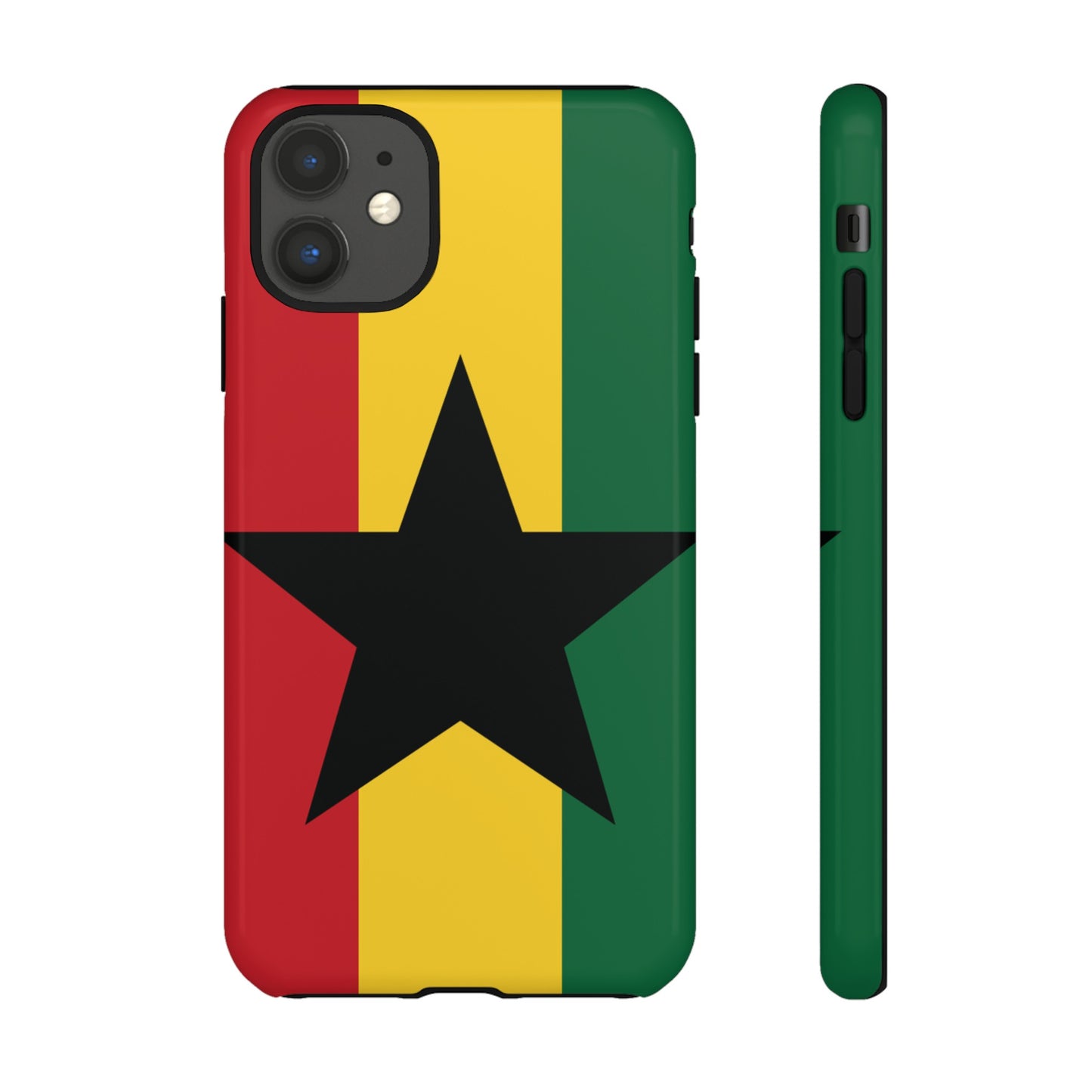 Ghana Flag Phone Case | iPhone 15 Plus/ Pro, 14, 13, 12| Google Pixel 7, Pro, 5| Samsung Galaxy S23 All Major Phone Models