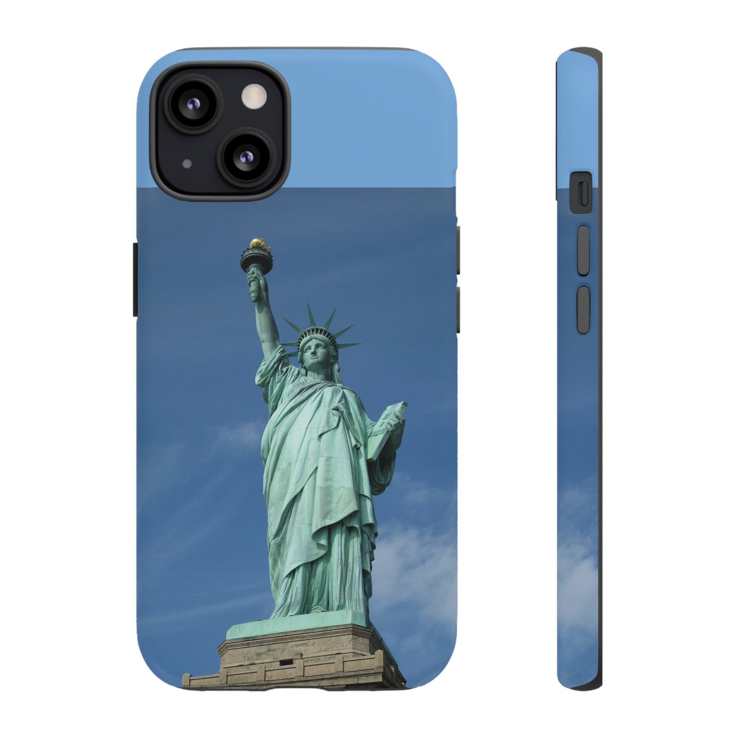 Statue Of Liberty Wallpaper Phone Case | iPhone 15 Plus/ Pro, 14, 13, 12| Google Pixel 7, Pro, 5| Samsung Galaxy S23 All Major Phone Models