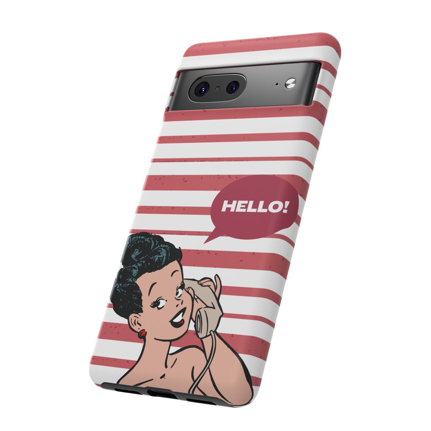 Hello! Wallpaper Phone Case | iPhone 15 Plus/ Pro, 14, 13, 12| Google Pixel 7, Pro, 5| Samsung Galaxy S23 All Major Phone Models