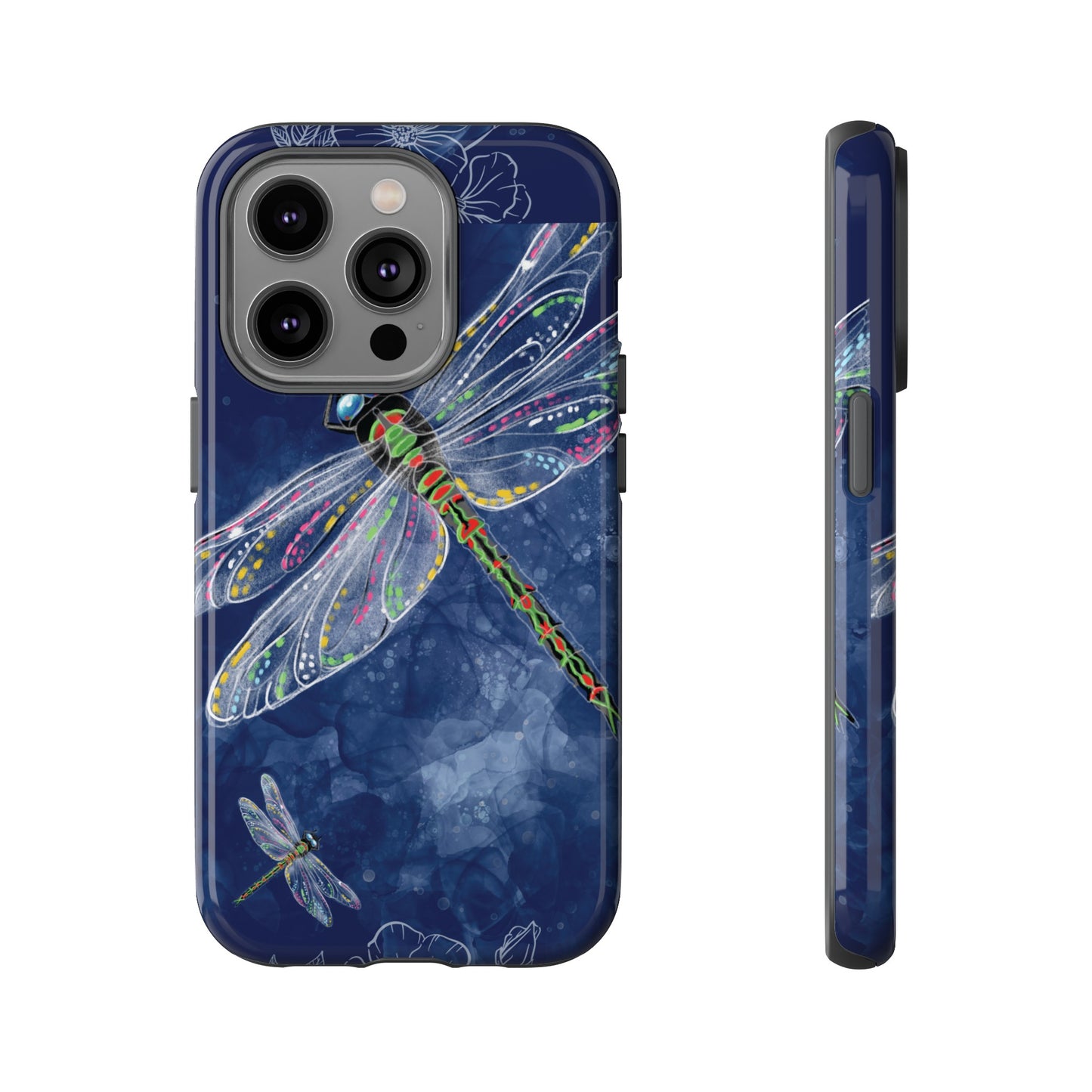 Dragonfly Wallpaper Phone Case | iPhone 15 Plus/ Pro, 14, 13, 12| Google Pixel 7, Pro, 5| Samsung Galaxy S23 All Major Phone Models