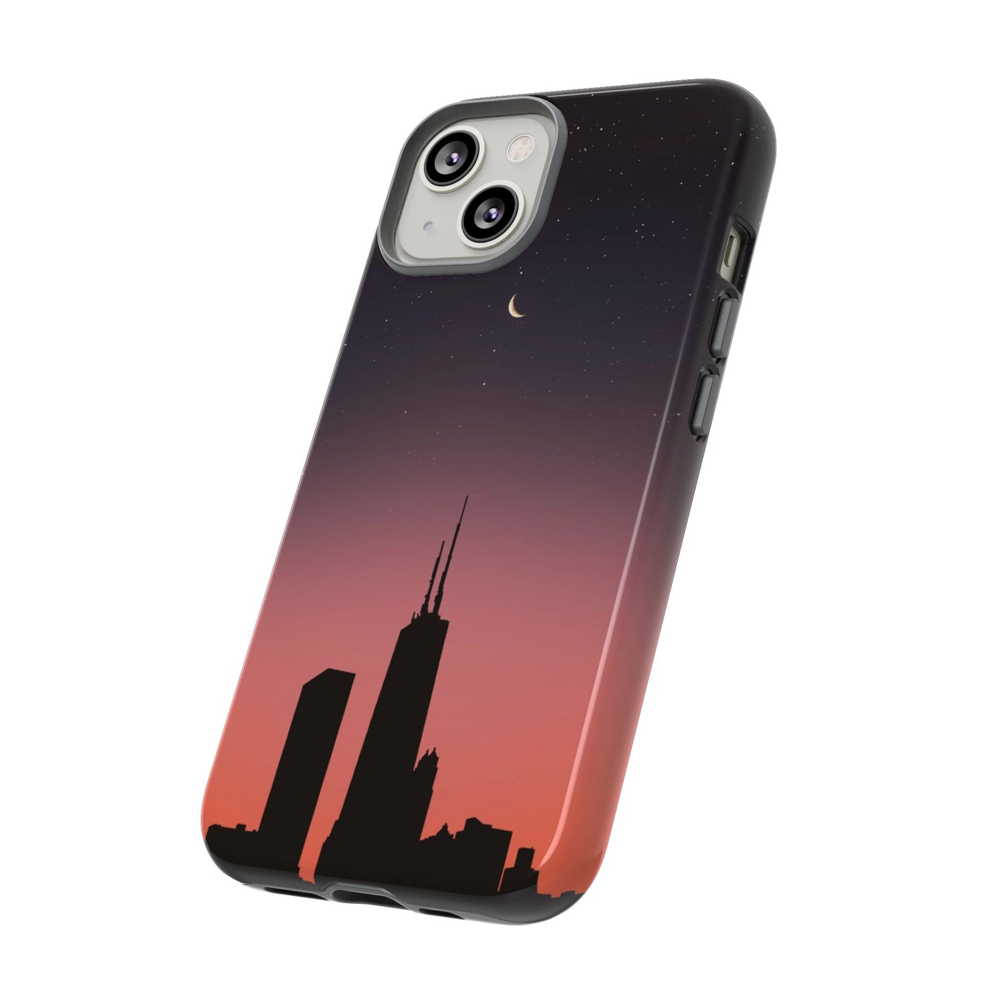 Chicago Skyline Wallpaper Phone Case | iPhone 15 Plus/ Pro, 14, 13, 12| Google Pixel 7, Pro, 5| Samsung Galaxy S23 All Major Phone Models