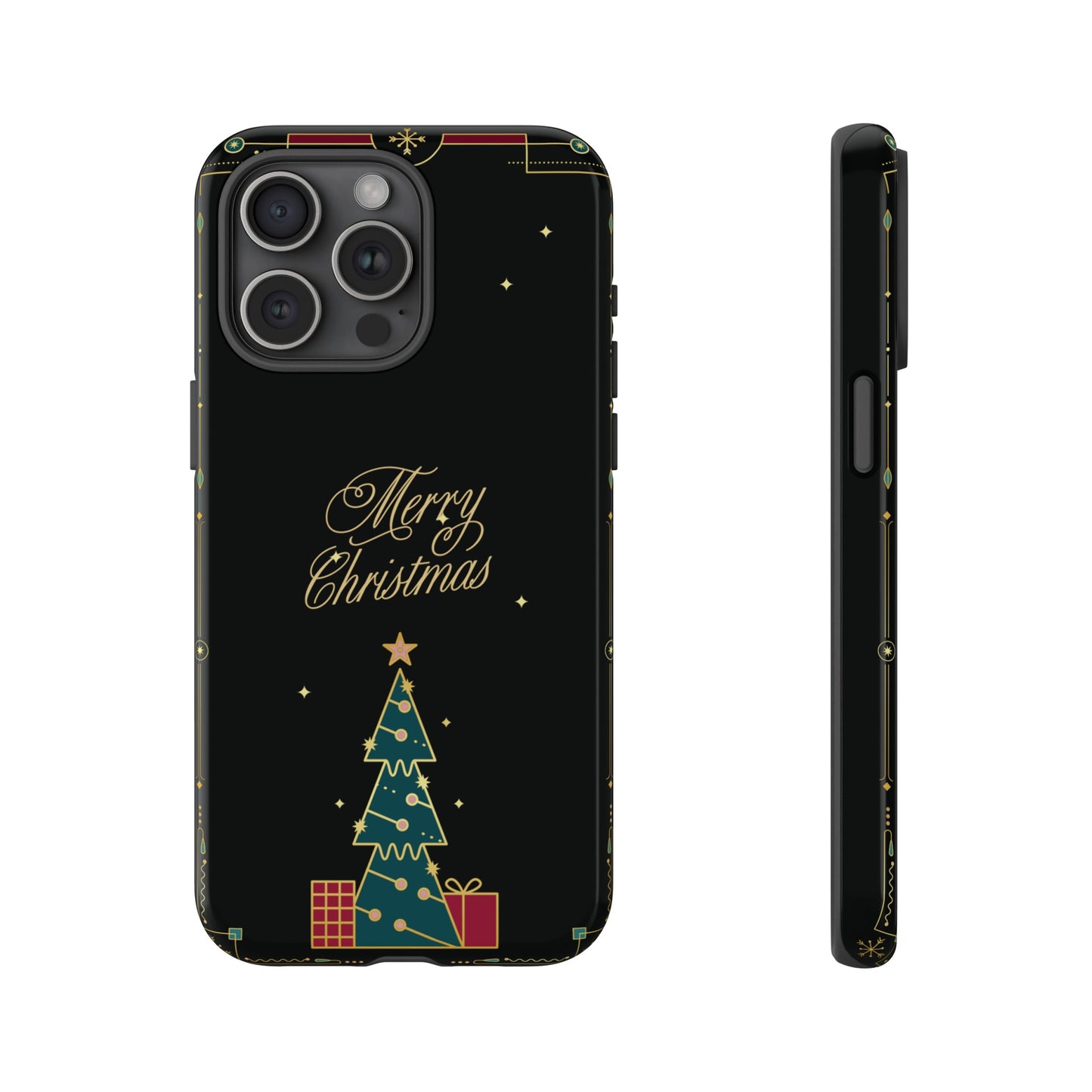 Christmas Tree Wallpaper Phone Case | iPhone 15 Plus/ Pro, 14, 13, 12| Google Pixel 7, Pro, 5| Samsung Galaxy S23 All Major Phone Models