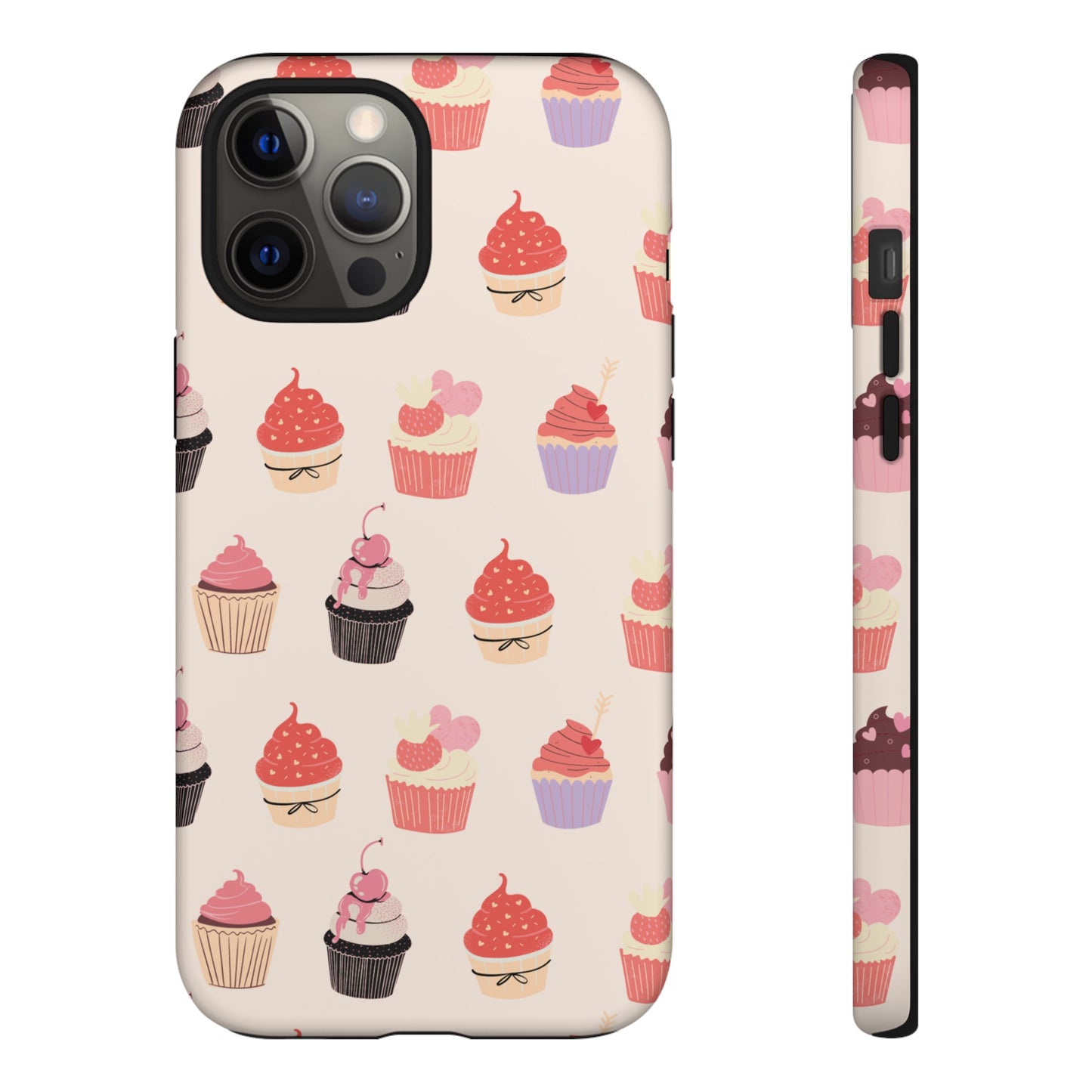 Cupcake Collage Wallpaper Phone Case | iPhone 15 Plus/ Pro, 14, 13, 12| Google Pixel 7, Pro, 5| Samsung Galaxy S23 All Major Phone Models