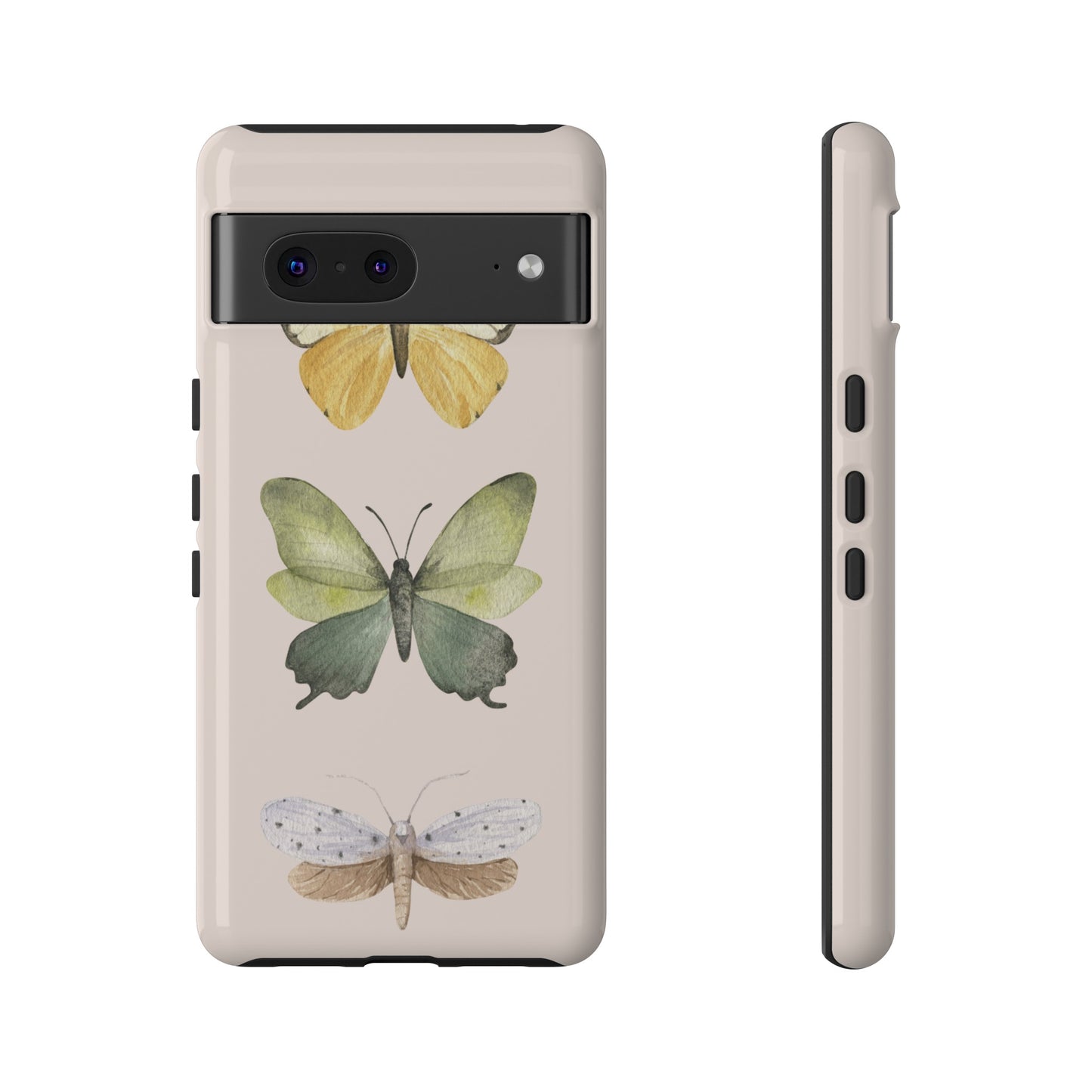 Three Butterflies Wallpaper Phone Case | iPhone 15 Plus/ Pro, 14, 13, 12| Google Pixel 7, Pro, 5| Samsung Galaxy S23 All Major Phone Models