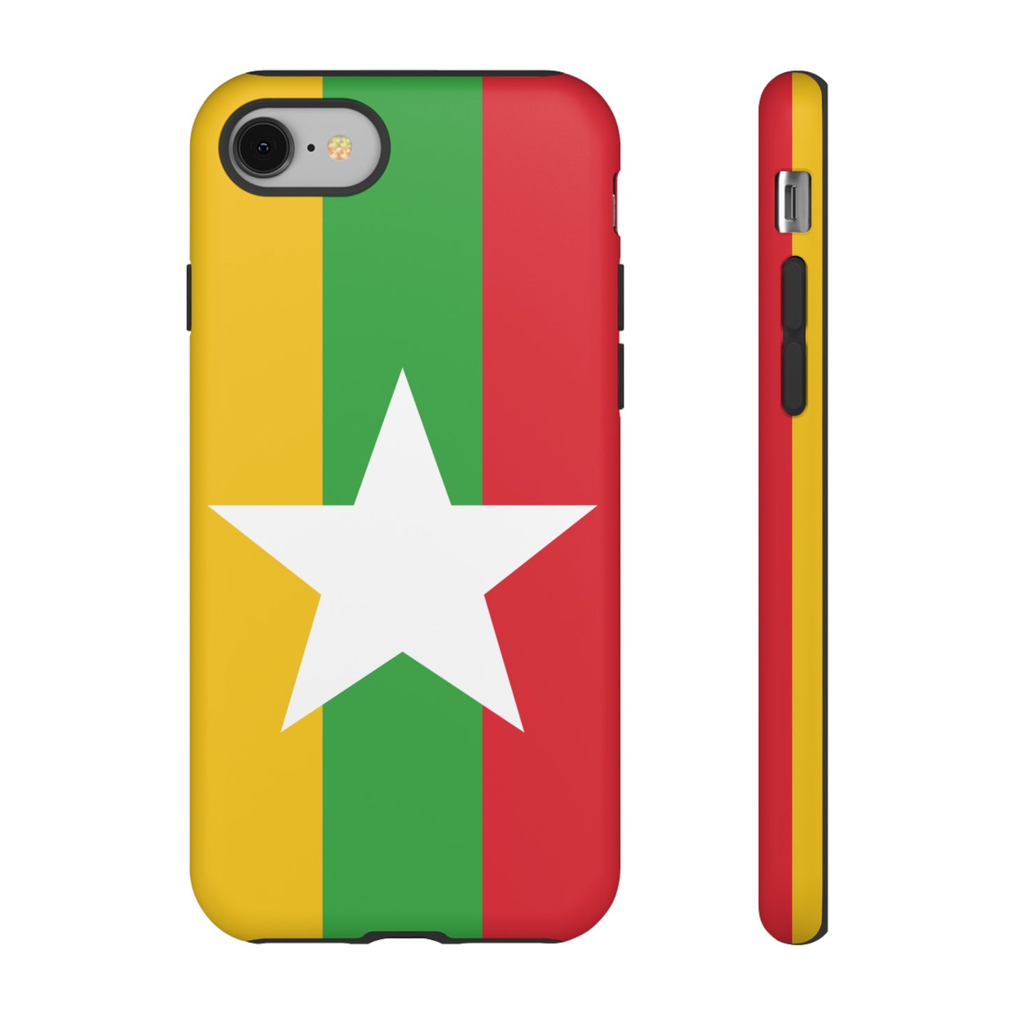 Myanmar Flag Phone Case | iPhone 15 Plus/ Pro, 14, 13, 12| Google Pixel 7, Pro, 5| Samsung Galaxy S23 All Major Phone Models