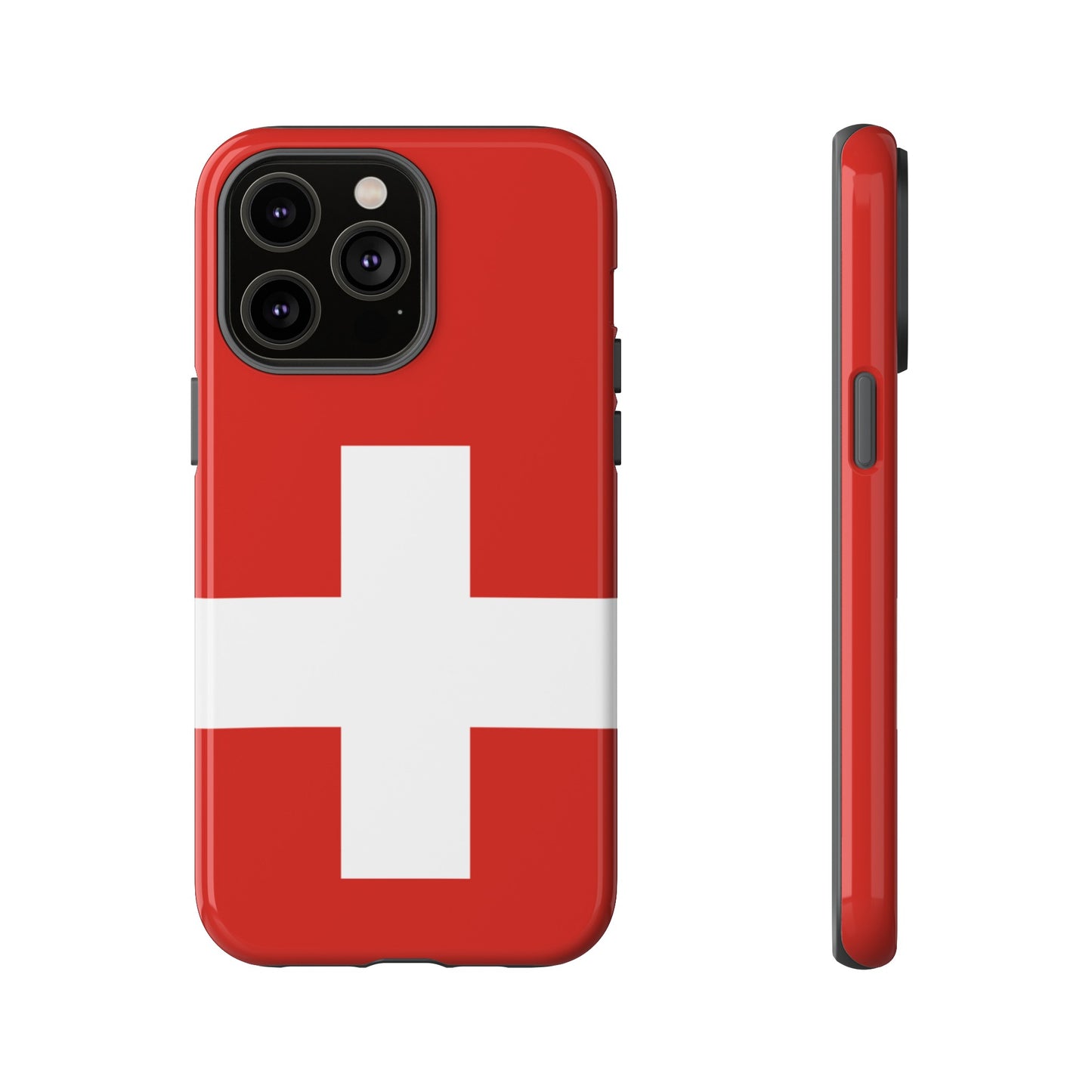 Switzerland Flag Phone Case | iPhone 15 Plus/ Pro, 14, 13, 12| Google Pixel 7, Pro, 5| Samsung Galaxy S23 All Major Phone Models