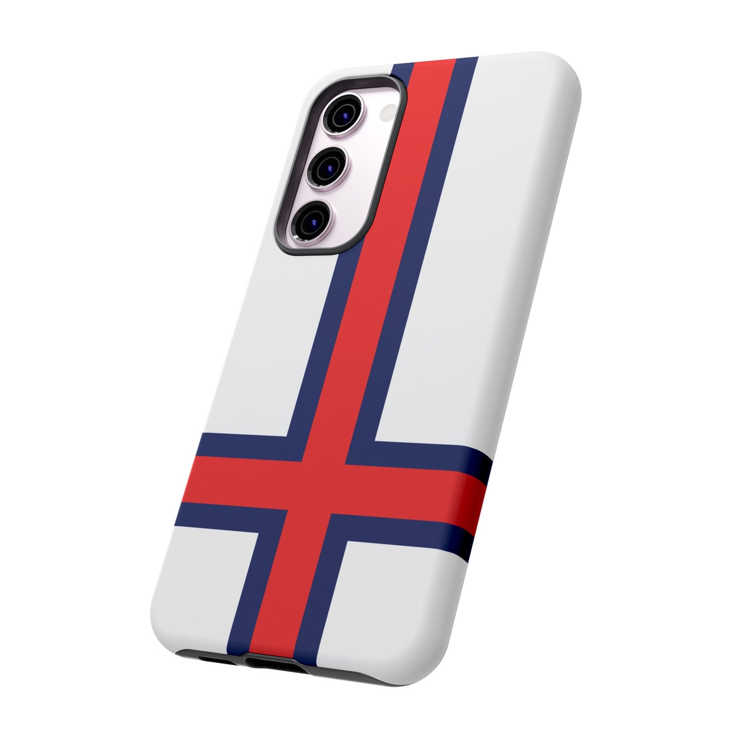 Faroe Island Denmark Flag Phone Case | iPhone 15 Plus/ Pro, 14, 13, 12| Google Pixel 7, Pro, 5| Samsung Galaxy S23 All Major Phone Models