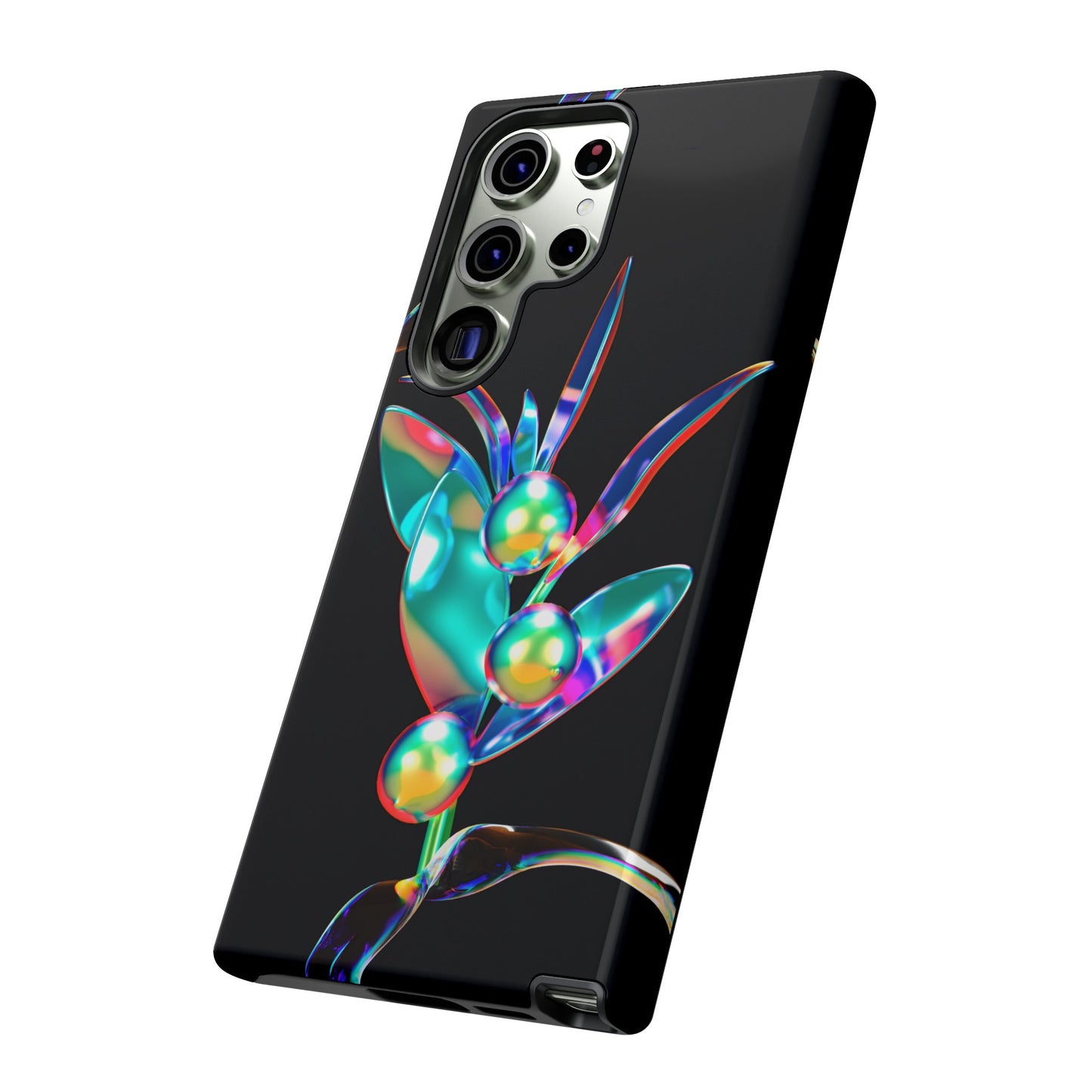 Psychedelic Flower Wallpaper Phone Case | iPhone 15 Plus/ Pro, 14, 13, 12| Google Pixel 7, Pro, 5| Samsung Galaxy S23 All Major Phone Models