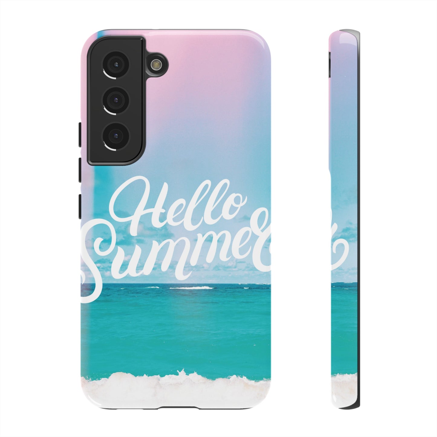 Hello Summer Wallpaper Phone Case | iPhone 15 Plus/ Pro, 14, 13, 12| Google Pixel 7, Pro, 5| Samsung Galaxy S23 All Major Phone Models