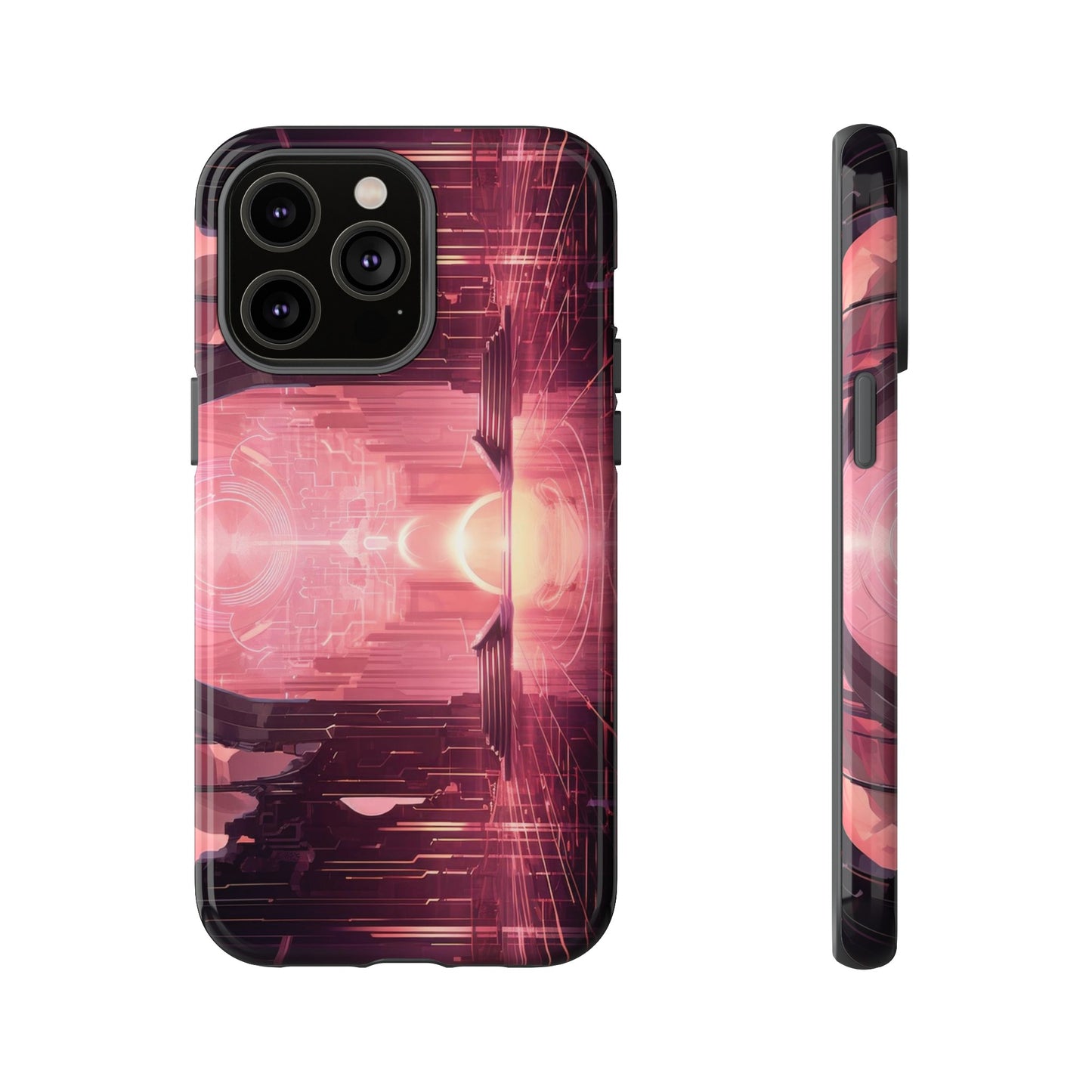 Sci-Fi Hall Wallpaper Phone Case | iPhone 15 Plus/ Pro, 14, 13, 12| Google Pixel 7, Pro, 5| Samsung Galaxy S23 All Major Phone Models