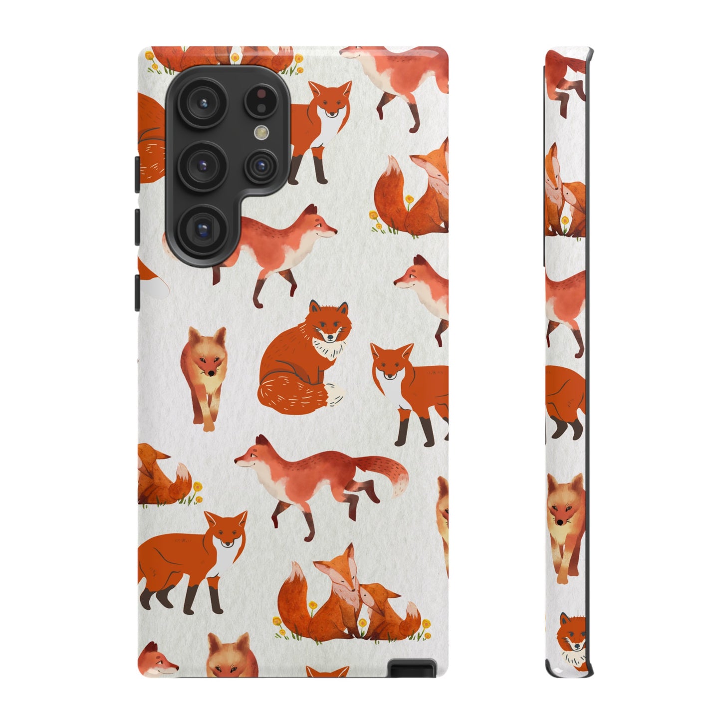 Foxes Wallpaper Phone Case | iPhone 15 Plus/ Pro, 14, 13, 12| Google Pixel 7, Pro, 5| Samsung Galaxy S23 All Major Phone Models