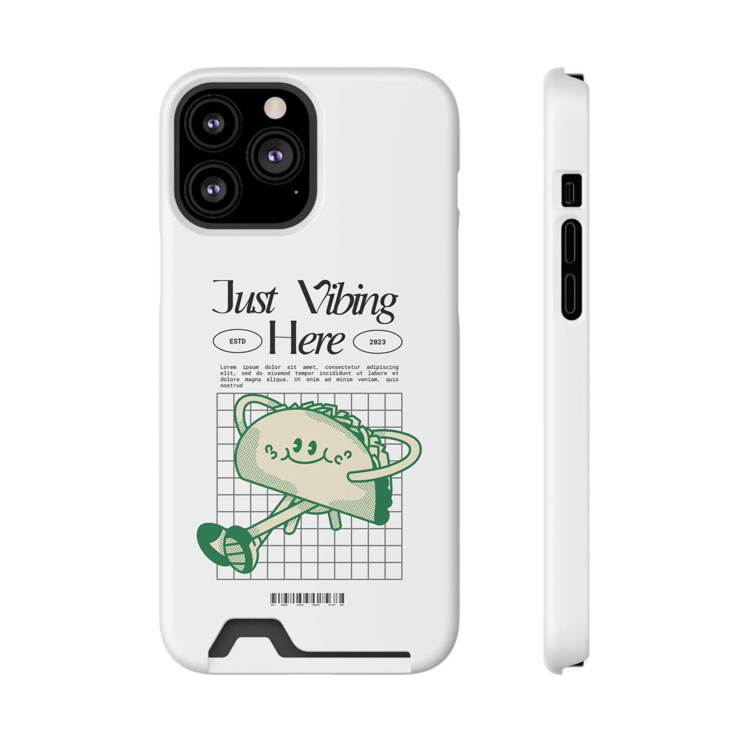 Just Vibing Here Phone Case | iPhone 15 Plus/ Pro, 14, 13, 12|Samsung Galaxy Models