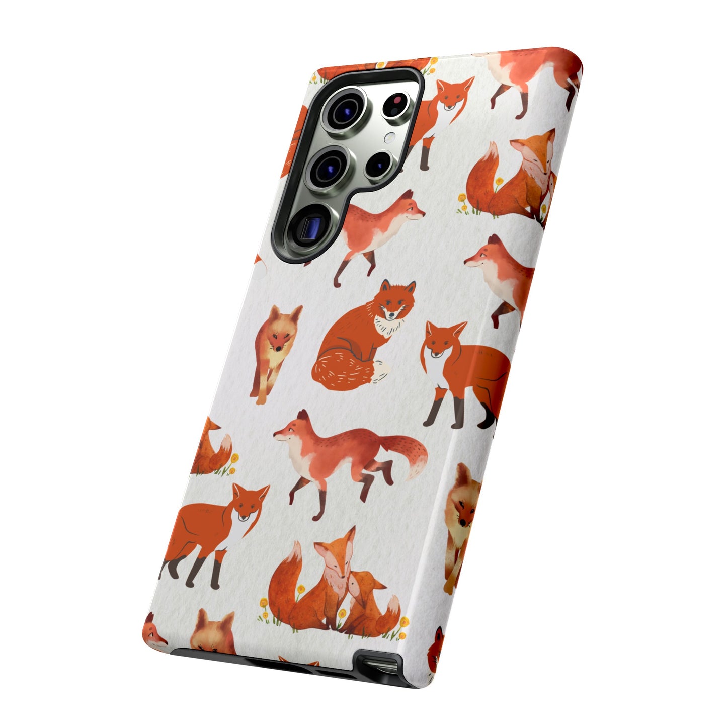 Foxes Wallpaper Phone Case | iPhone 15 Plus/ Pro, 14, 13, 12| Google Pixel 7, Pro, 5| Samsung Galaxy S23 All Major Phone Models