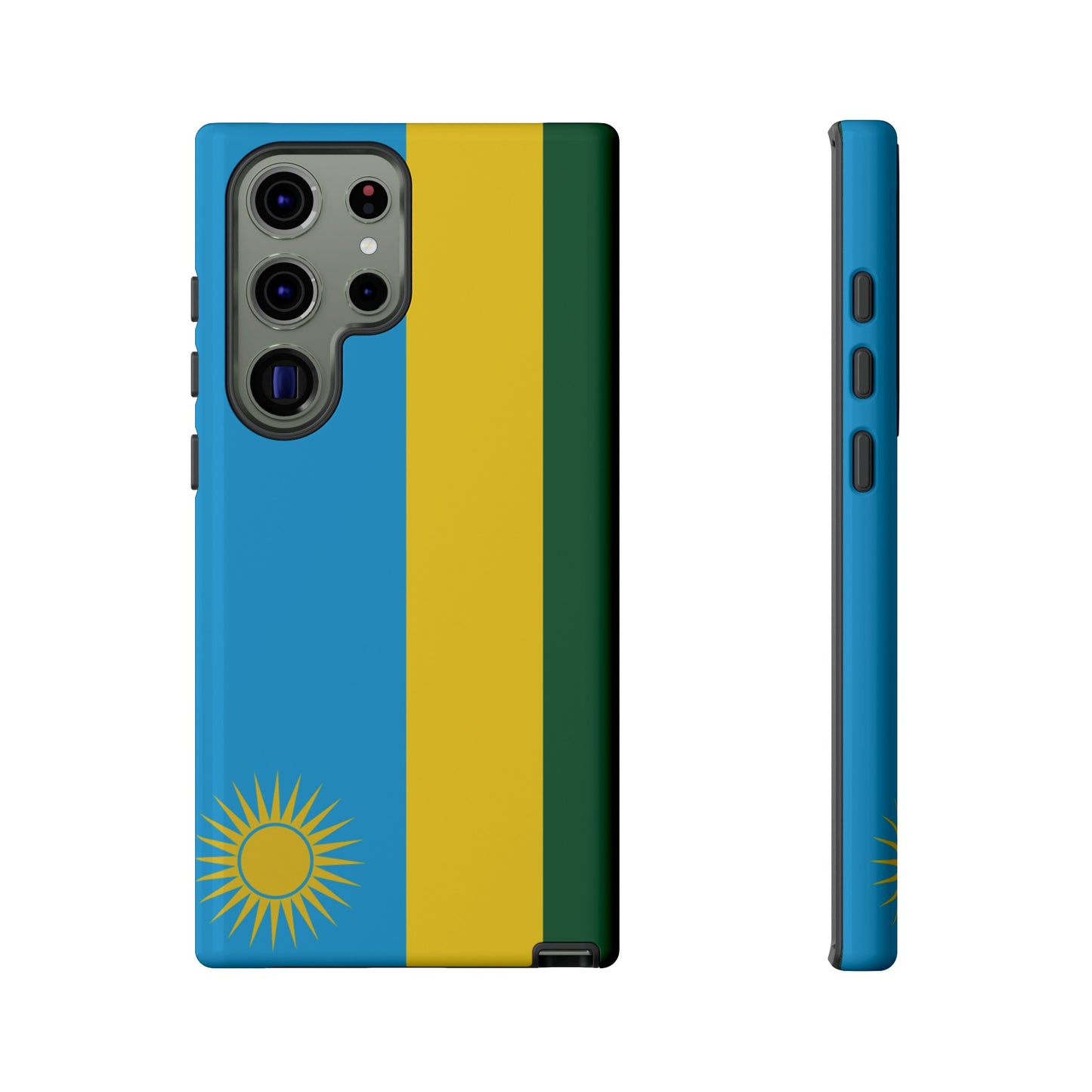 Rwanda Flag Phone Case | iPhone 15 Plus/ Pro, 14, 13, 12| Google Pixel 7, Pro, 5| Samsung Galaxy S23 All Major Phone Models