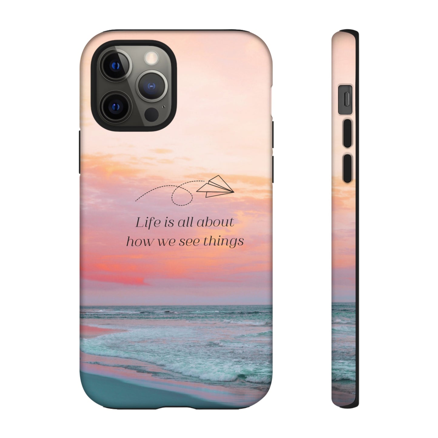 Thoughts at Sunset Phone Case | iPhone 15 Plus/ Pro, 14, 13, 12| Google Pixel 7, Pro, 5| Samsung Galaxy S23 All Major Phone Models