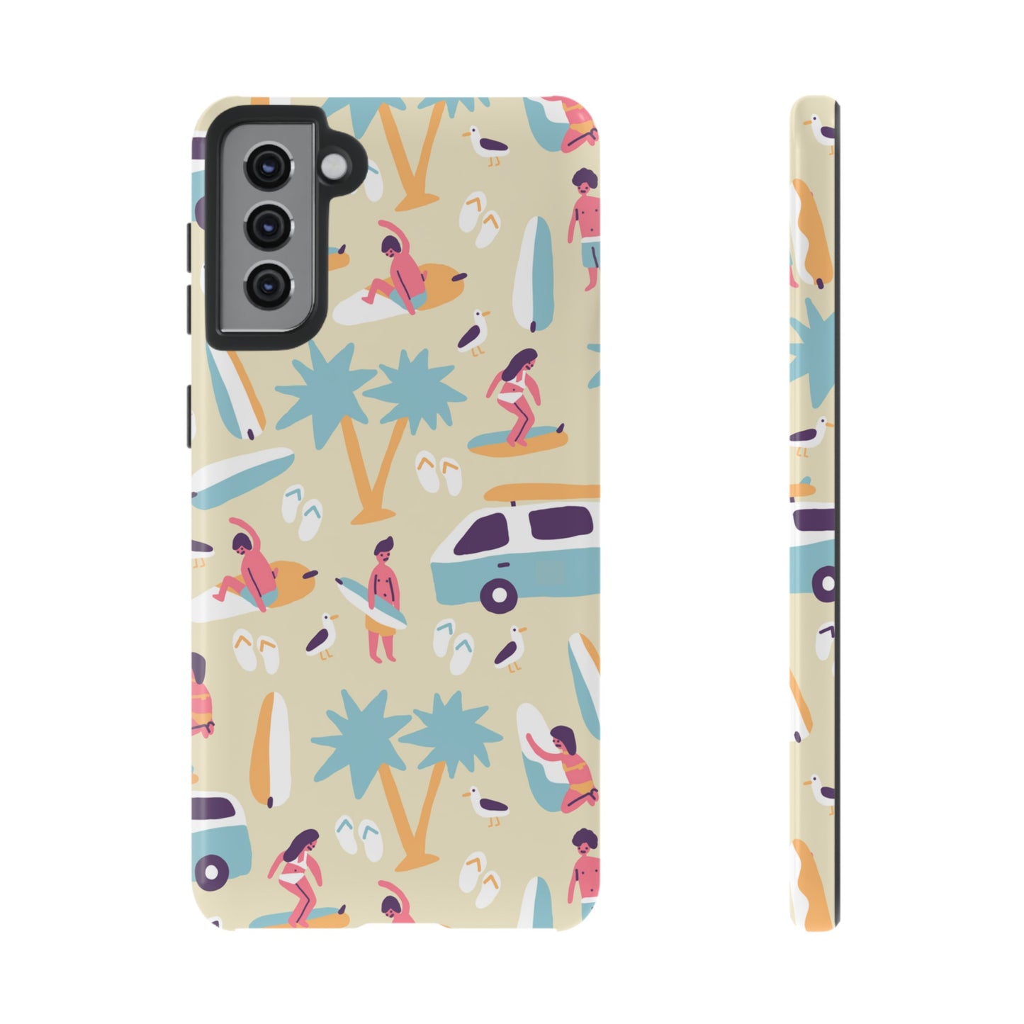 Surfers Wallpaper Phone Case | iPhone 15 Plus/ Pro, 14, 13, 12| Google Pixel 7, Pro, 5| Samsung Galaxy S23 All Major Phone Models