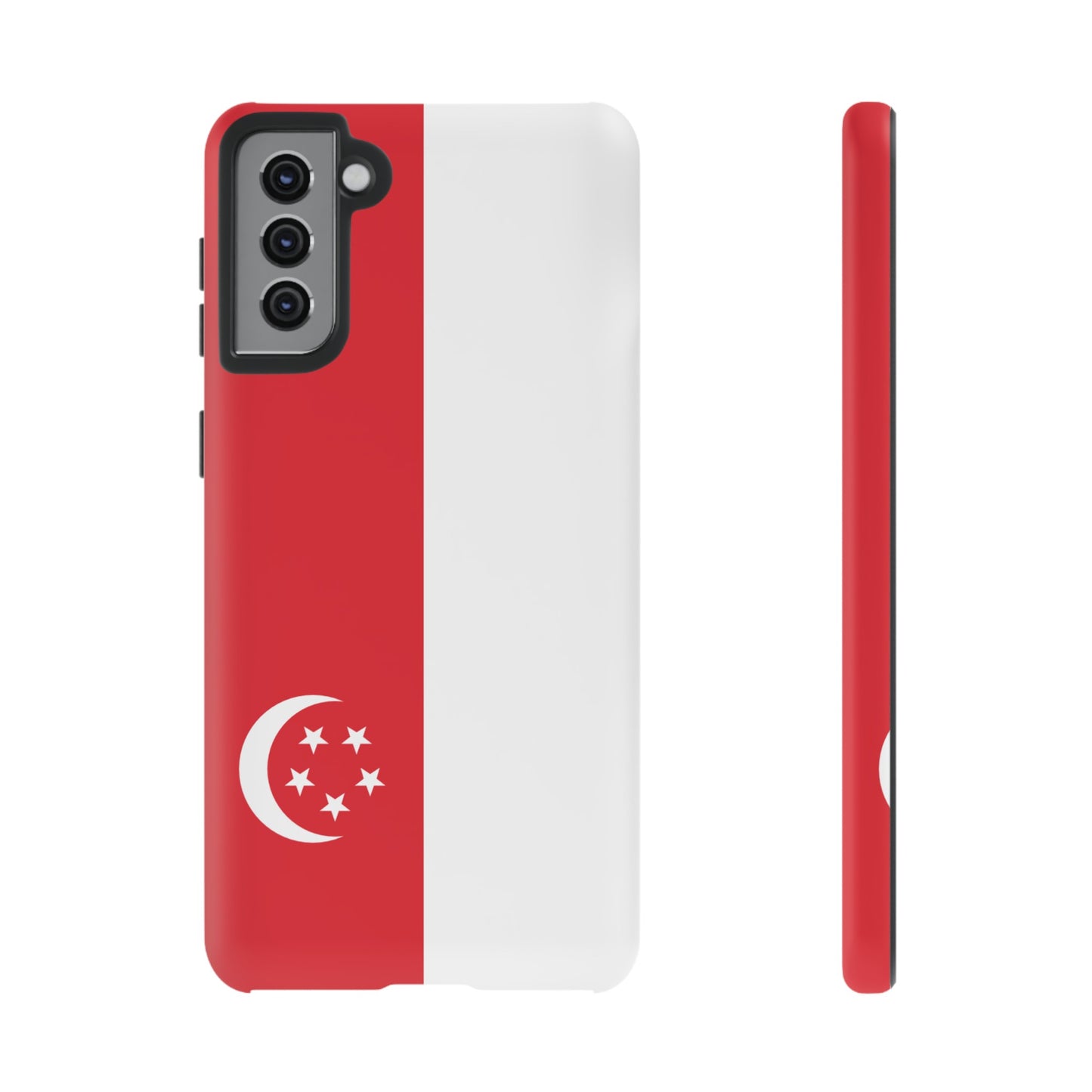 Singapore Flag Phone Case | iPhone 15 Plus/ Pro, 14, 13, 12| Google Pixel 7, Pro, 5| Samsung Galaxy S23 All Major Phone Models