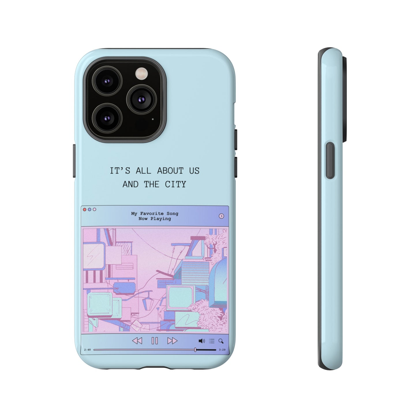 Us And The City Phone Case | iPhone 15 Plus/ Pro, 14, 13, 12| Google Pixel 7, Pro, 5| Samsung Galaxy S23 All Major Phone Models