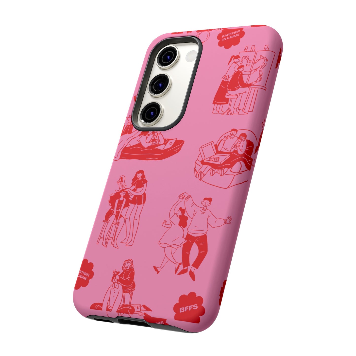 Pink Valentine's Day Wallpaper Phone Case | iPhone 15 Plus/ Pro, 14, 13, 12| Google Pixel 7, Pro, 5| Samsung Galaxy S23 All Major Phone Models