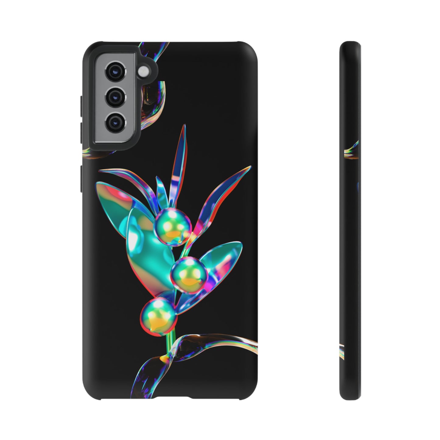 Psychedelic Flower Wallpaper Phone Case | iPhone 15 Plus/ Pro, 14, 13, 12| Google Pixel 7, Pro, 5| Samsung Galaxy S23 All Major Phone Models