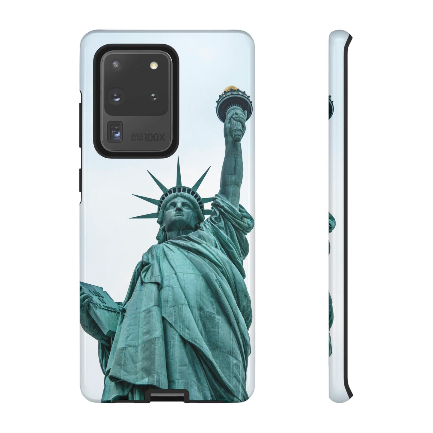 Statue of Liberty Wallpaper Phone Case | iPhone 15 Plus/ Pro, 14, 13, 12| Google Pixel 7, Pro, 5| Samsung Galaxy S23 All Major Phone Models