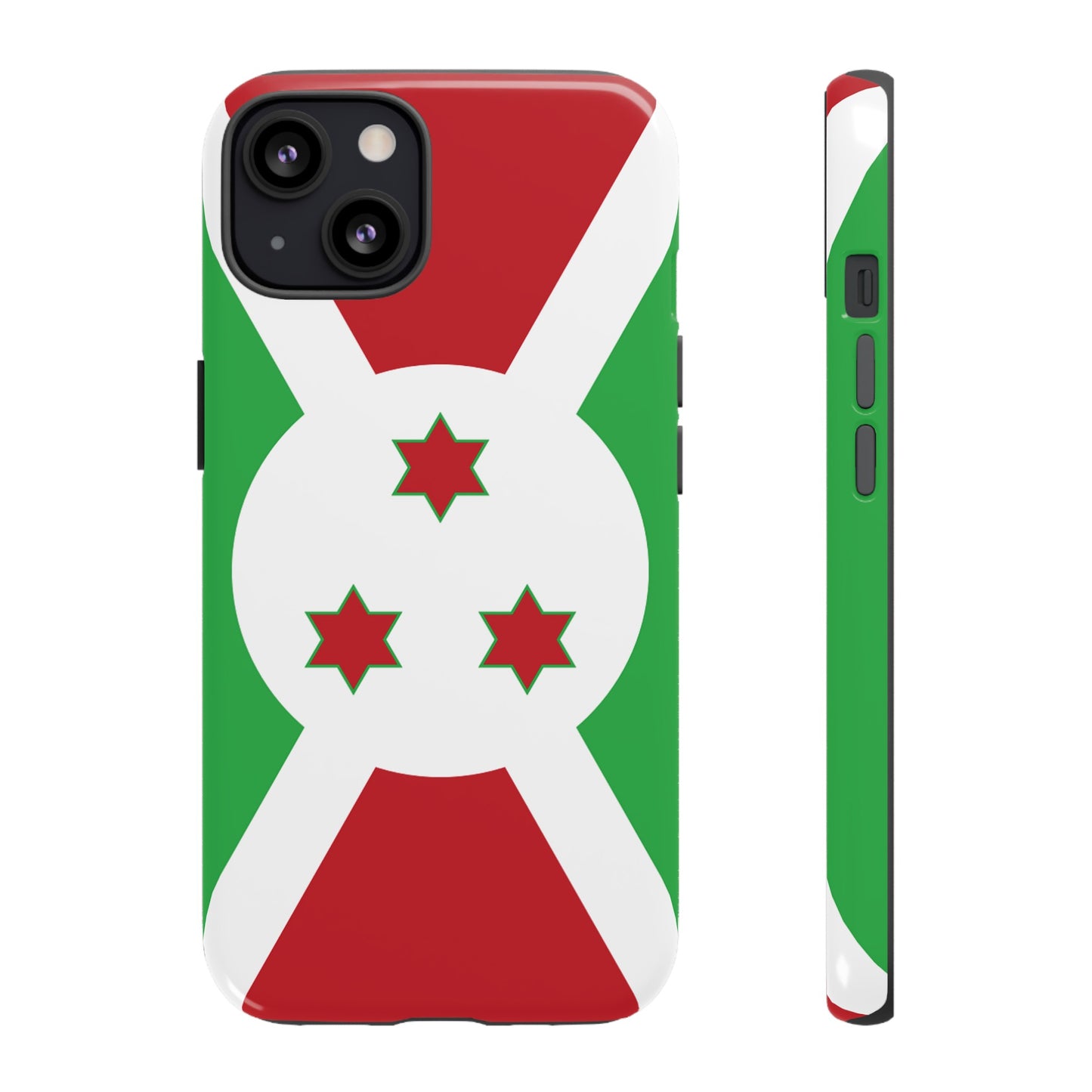 Burundi Flag Phone Case | iPhone 15 Plus/ Pro, 14, 13, 12| Google Pixel 7, Pro, 5| Samsung Galaxy S23 All Major Phone Models