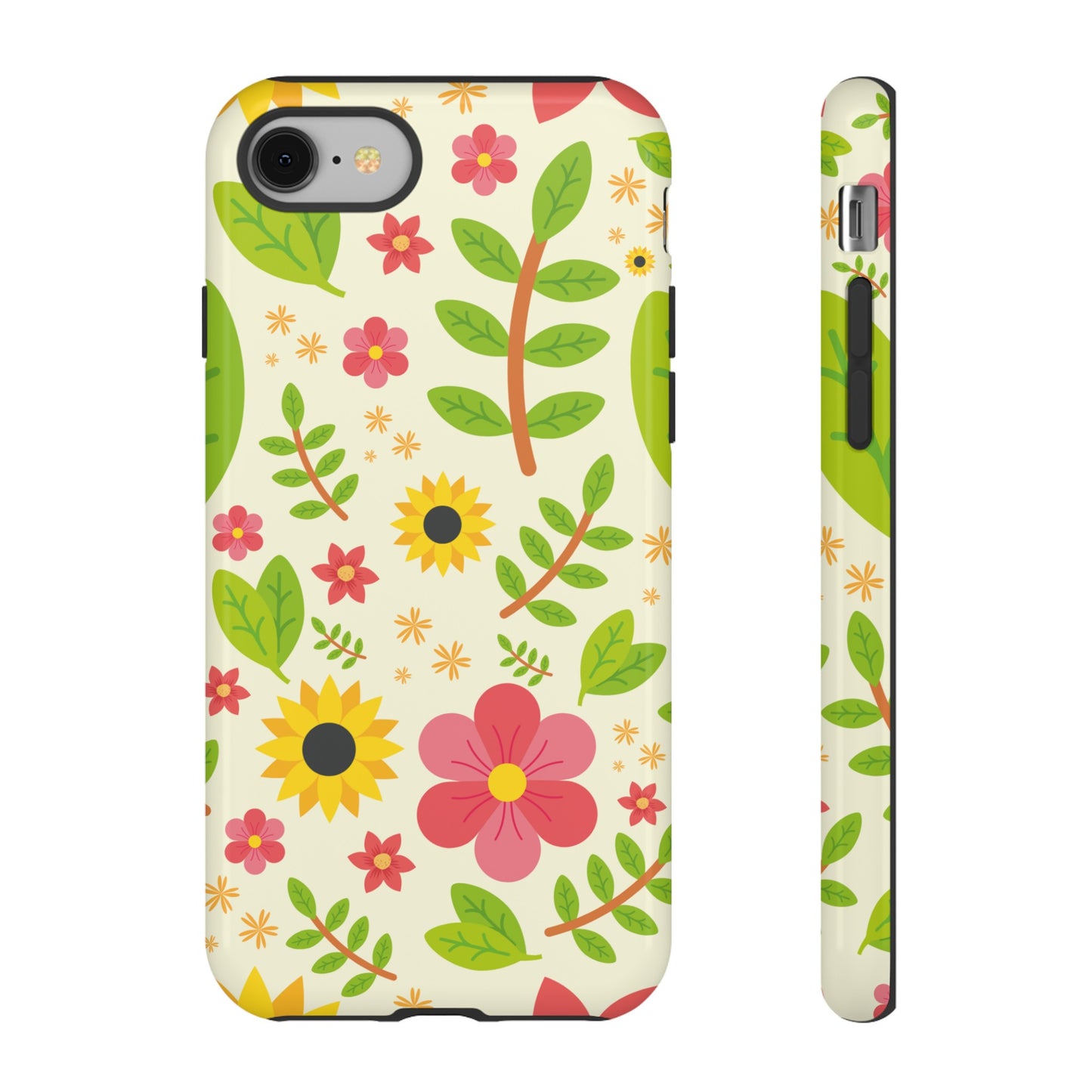 Botanical Flowers Phone Case | iPhone 15 Plus/ Pro, 14, 13, 12| Google Pixel 7, Pro, 5| Samsung Galaxy S23 All Major Phone Models