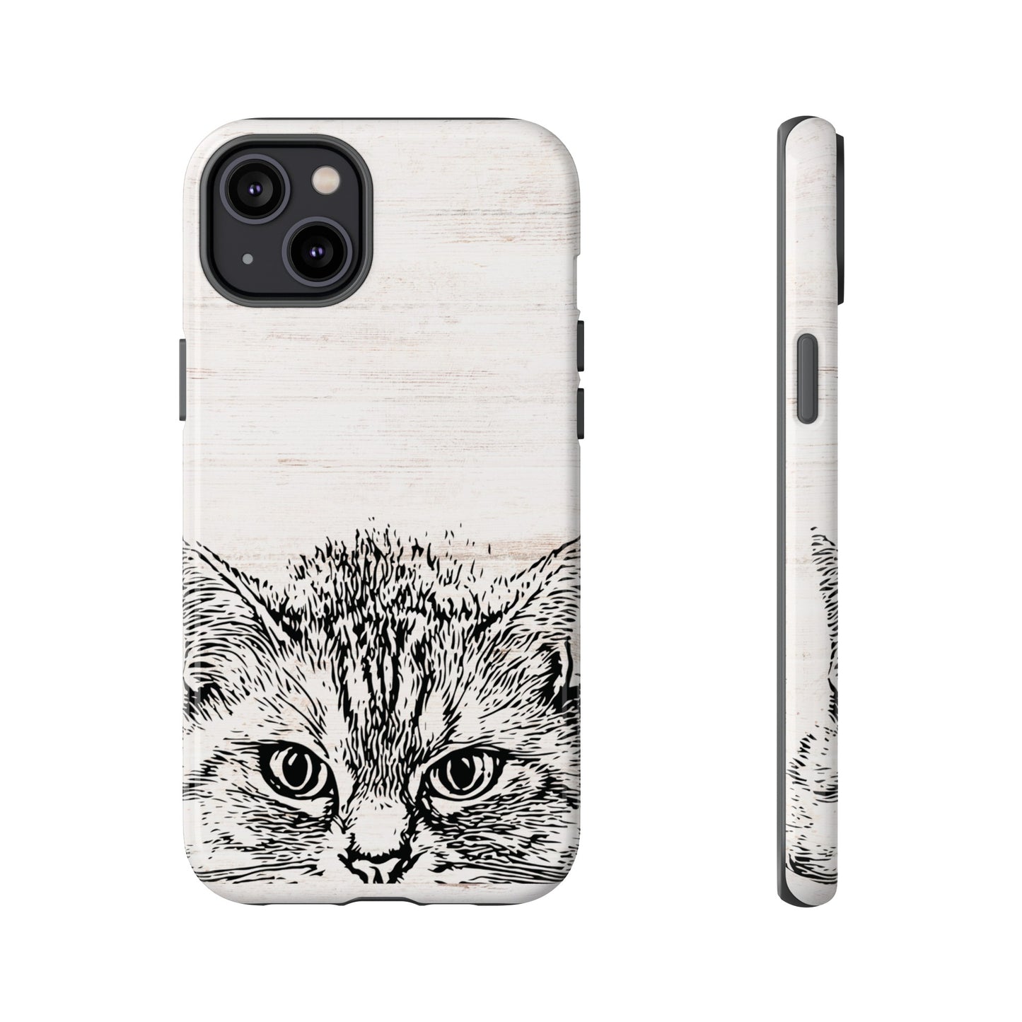 Close- Up Cat Wallpaper Phone Case | iPhone 15 Plus/ Pro, 14, 13, 12| Google Pixel 7, Pro, 5| Samsung Galaxy S23 All Major Phone Models