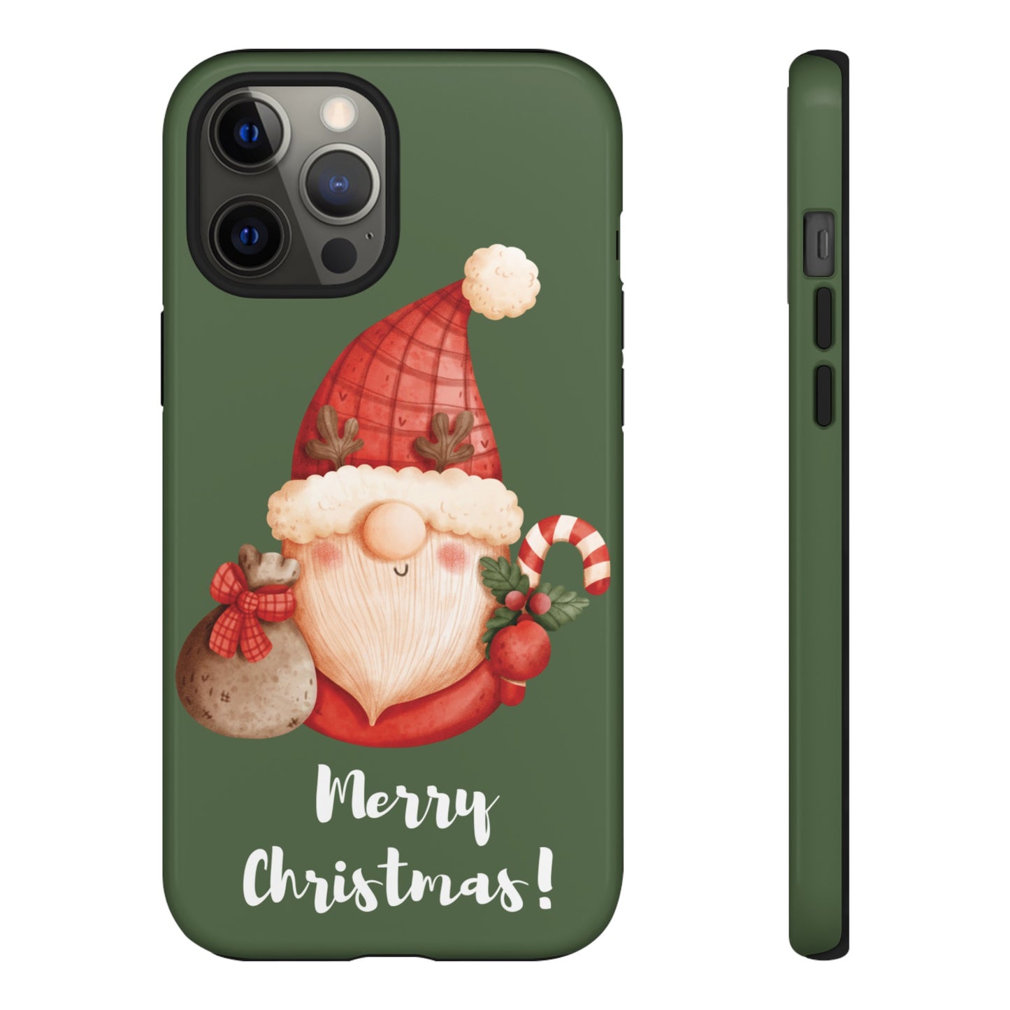 Cute Merry Christmas Wallpaper Phone Case | iPhone 15 Plus/ Pro, 14, 13, 12| Google Pixel 7, Pro, 5| Samsung Galaxy S23 All Major Phone Models