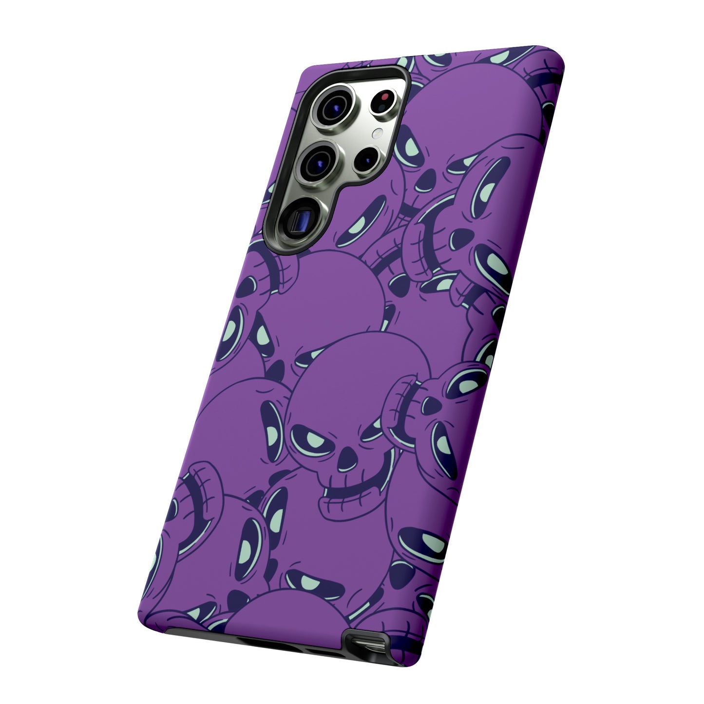 Glowing Skulls Wallpaper Phone Case | iPhone 15 Plus/ Pro, 14, 13, 12| Google Pixel 7, Pro, 5| Samsung Galaxy S23 All Major Phone Models