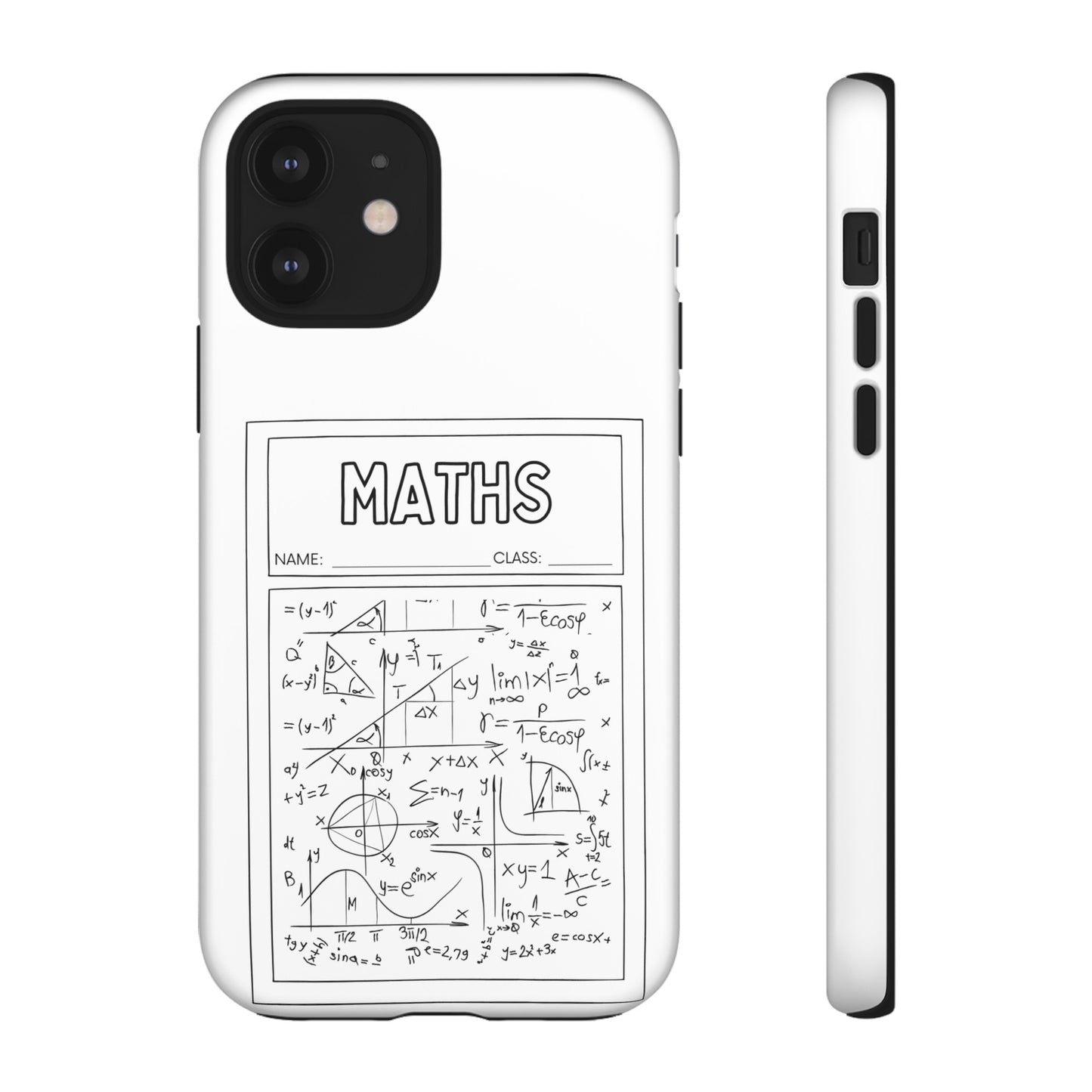 Maths Class Wallpaper Phone Case | iPhone 15 Plus/ Pro, 14, 13, 12| Google Pixel 7, Pro, 5| Samsung Galaxy S23 All Major Phone Models