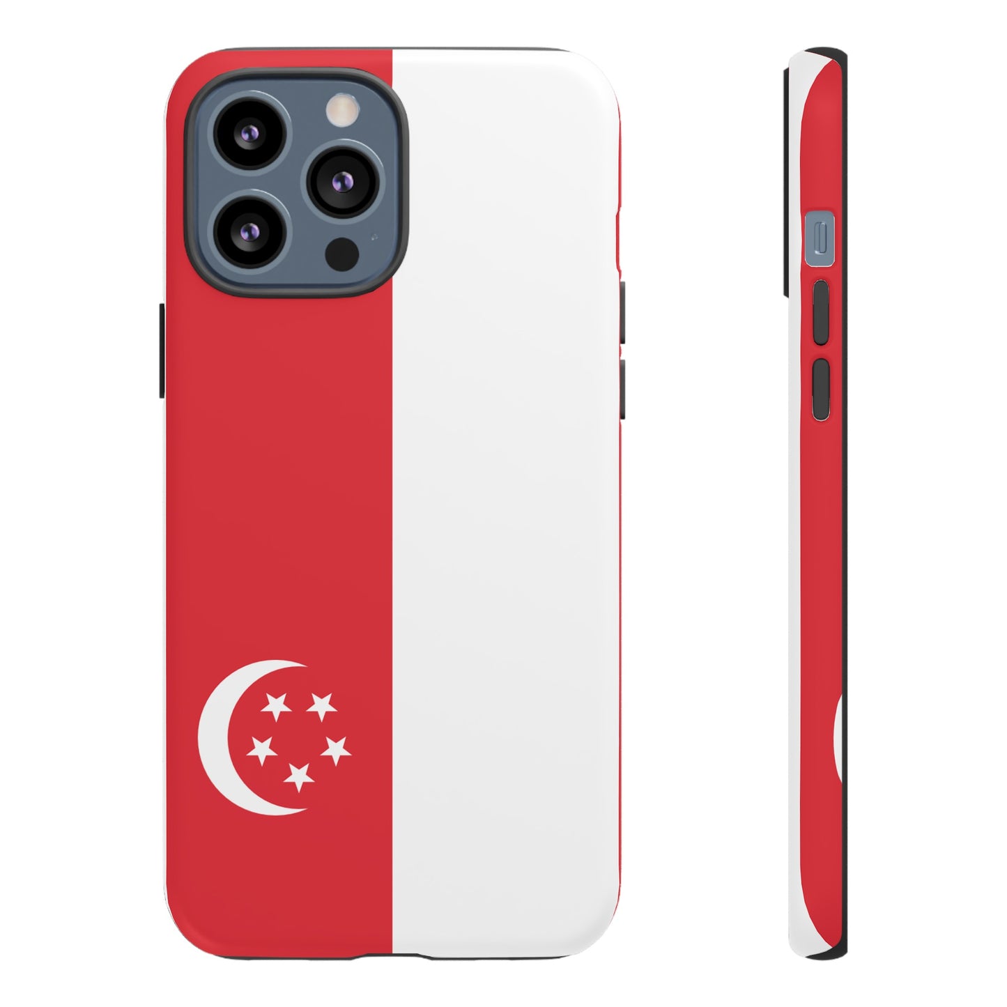 Singapore Flag Phone Case | iPhone 15 Plus/ Pro, 14, 13, 12| Google Pixel 7, Pro, 5| Samsung Galaxy S23 All Major Phone Models