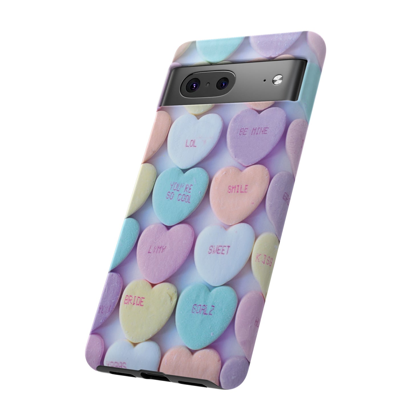 Hearts Valentine's Day Wallpaper Phone Case | iPhone 15 Plus/ Pro, 14, 13, 12| Google Pixel 7, Pro, 5| Samsung Galaxy S23 All Major Phone Models