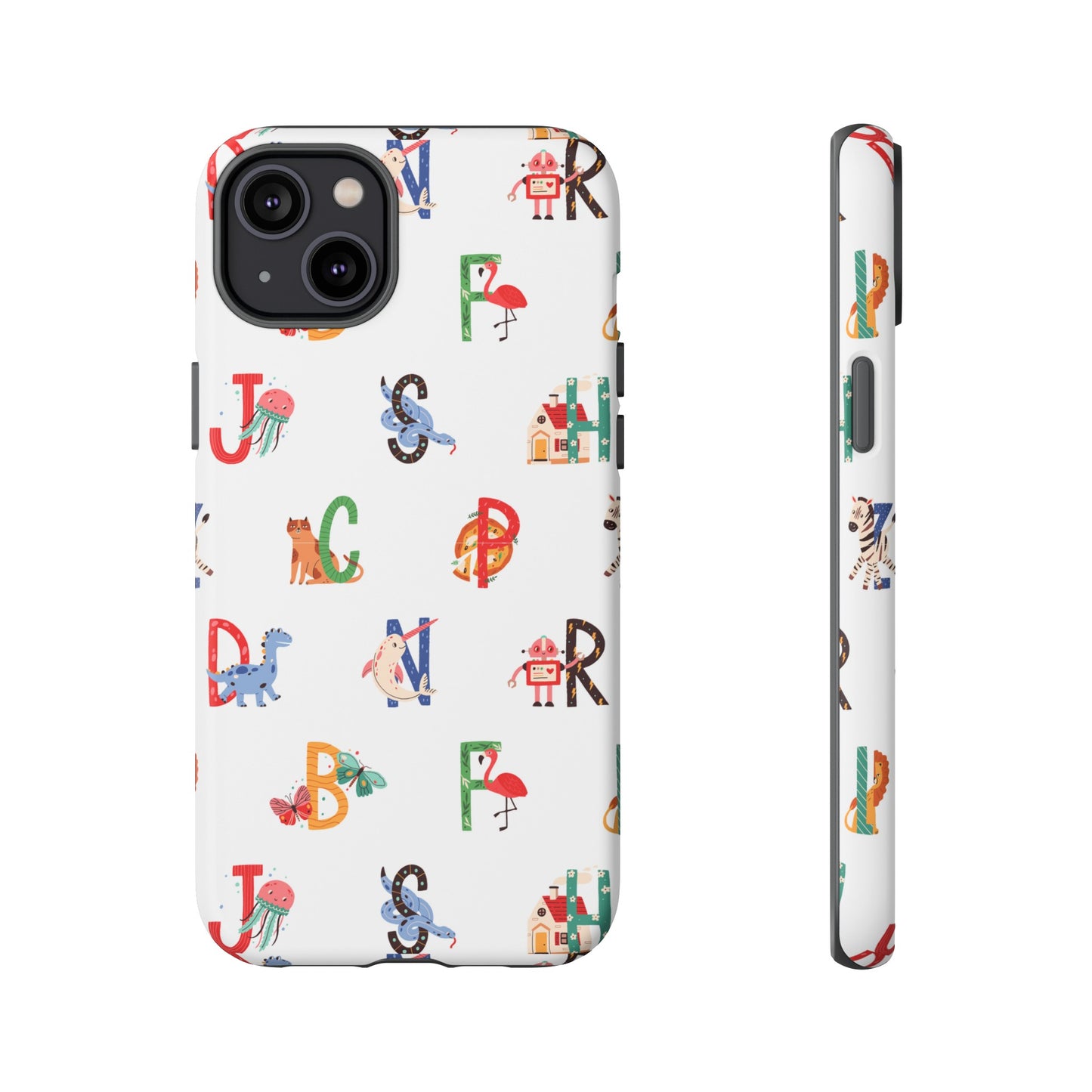 Alphabet Wallpaper Phone Case| iPhone 15 Plus/ Pro, 14, 13, 12| Google Pixel 7, Pro, 5| Samsung Galaxy S23 All Major Phone Models