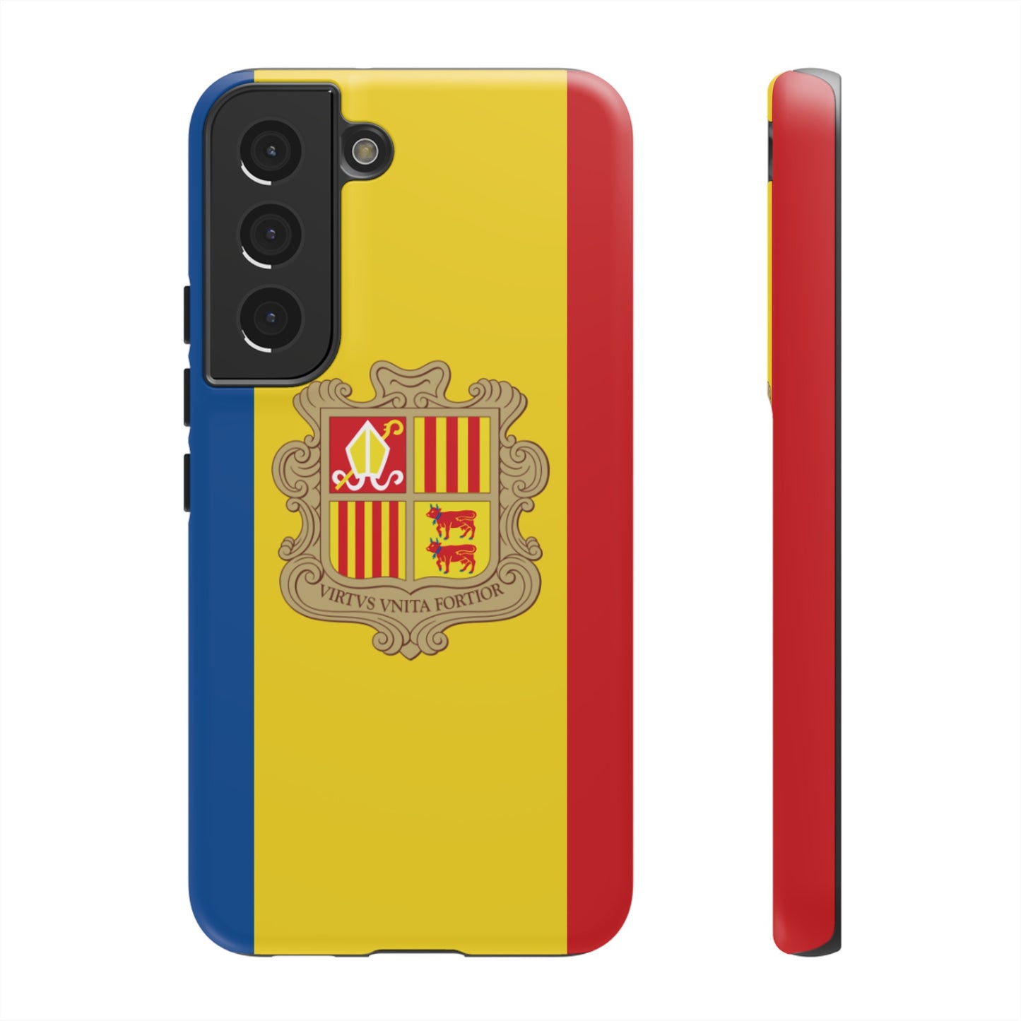 Andorra Flag Phone Case | iPhone 15 Plus/ Pro, 14, 13, 12| Google Pixel 7, Pro, 5| Samsung Galaxy S23 All Major Phone Models