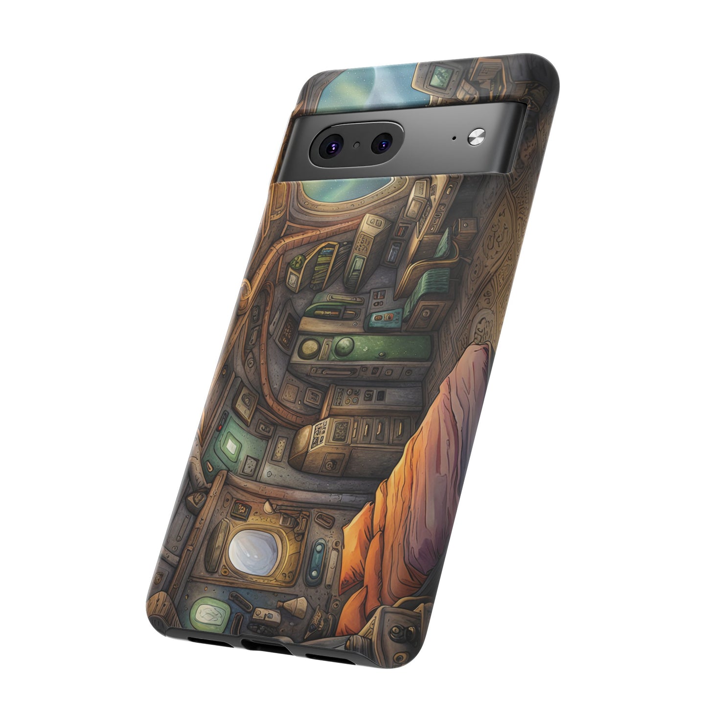 Cosy Spaceship Wallpaper Phone Case | iPhone 15 Plus/ Pro, 14, 13, 12| Google Pixel 7, Pro, 5| Samsung Galaxy S23 All Major Phone Models