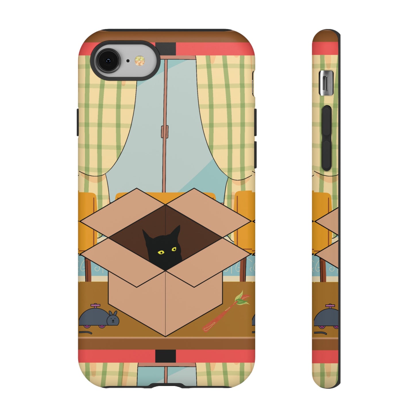 Cat In The Box Phone Case | iPhone 15 Plus/ Pro, 14, 13, 12| Google Pixel 7, Pro, 5| Samsung Galaxy S23 All Major Phone Models