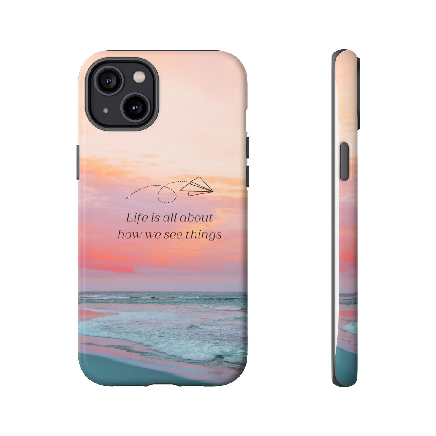 Thoughts at Sunset Phone Case | iPhone 15 Plus/ Pro, 14, 13, 12| Google Pixel 7, Pro, 5| Samsung Galaxy S23 All Major Phone Models