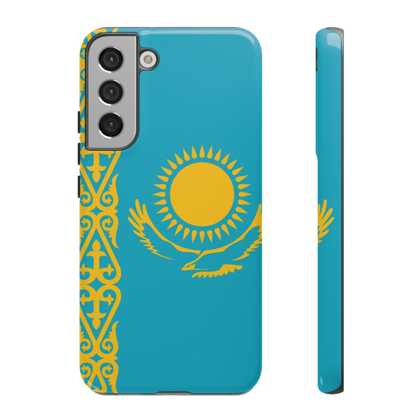 Kazakhstan Flag Phone Case | iPhone 15 Plus/ Pro, 14, 13, 12| Google Pixel 7, Pro, 5| Samsung Galaxy S23 All Major Phone Models