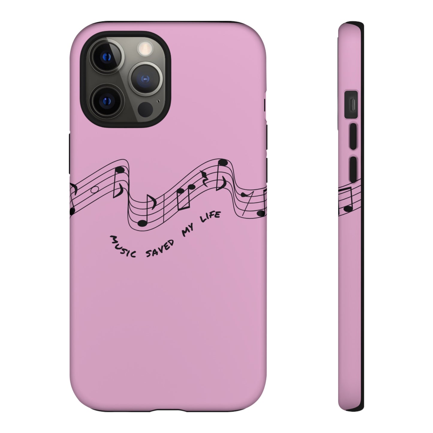 Music Saved My Life Wallpaper Phone Case | iPhone 15 Plus/ Pro, 14, 13, 12| Google Pixel 7, Pro, 5| Samsung Galaxy S23 All Major Phone Models