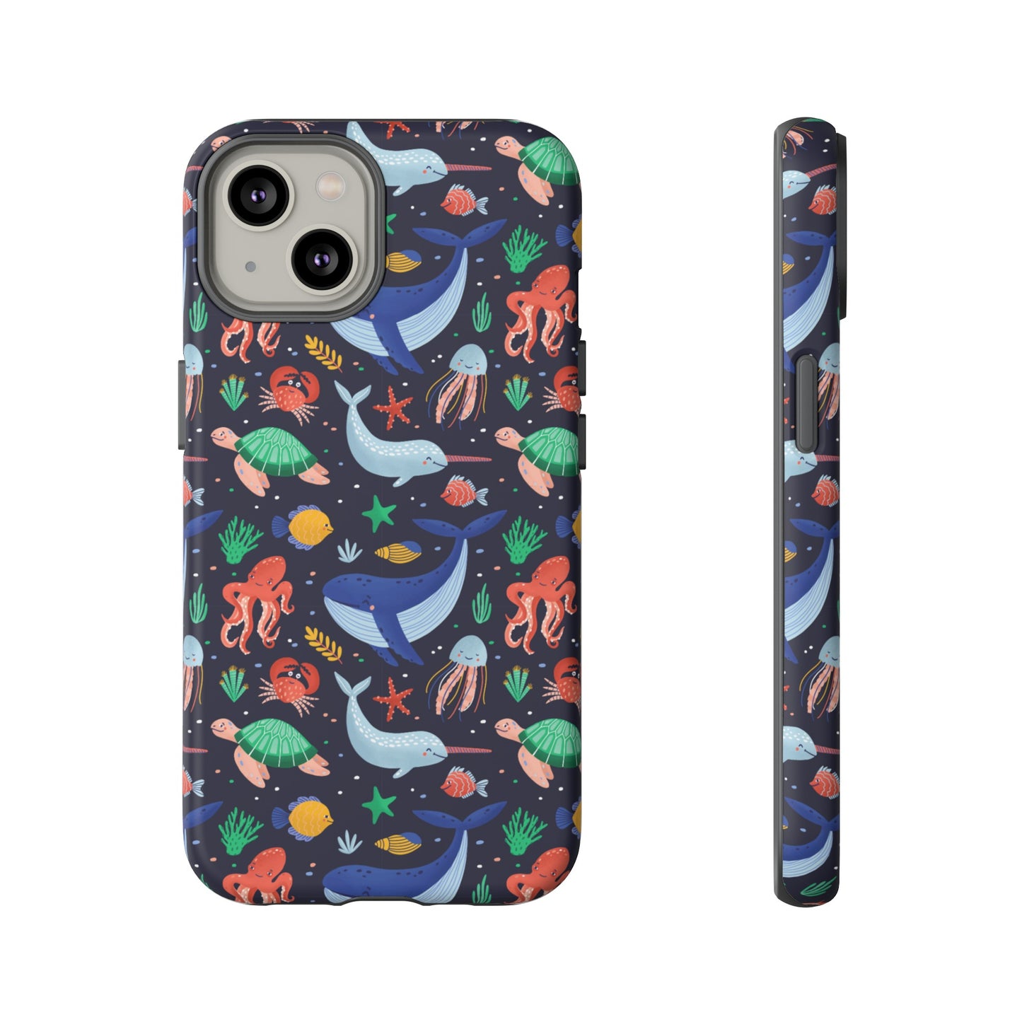 Sea Creatures Wallpaper Phone Case | iPhone 15 Plus/ Pro, 14, 13, 12| Google Pixel 7, Pro, 5| Samsung Galaxy S23 All Major Phone Models