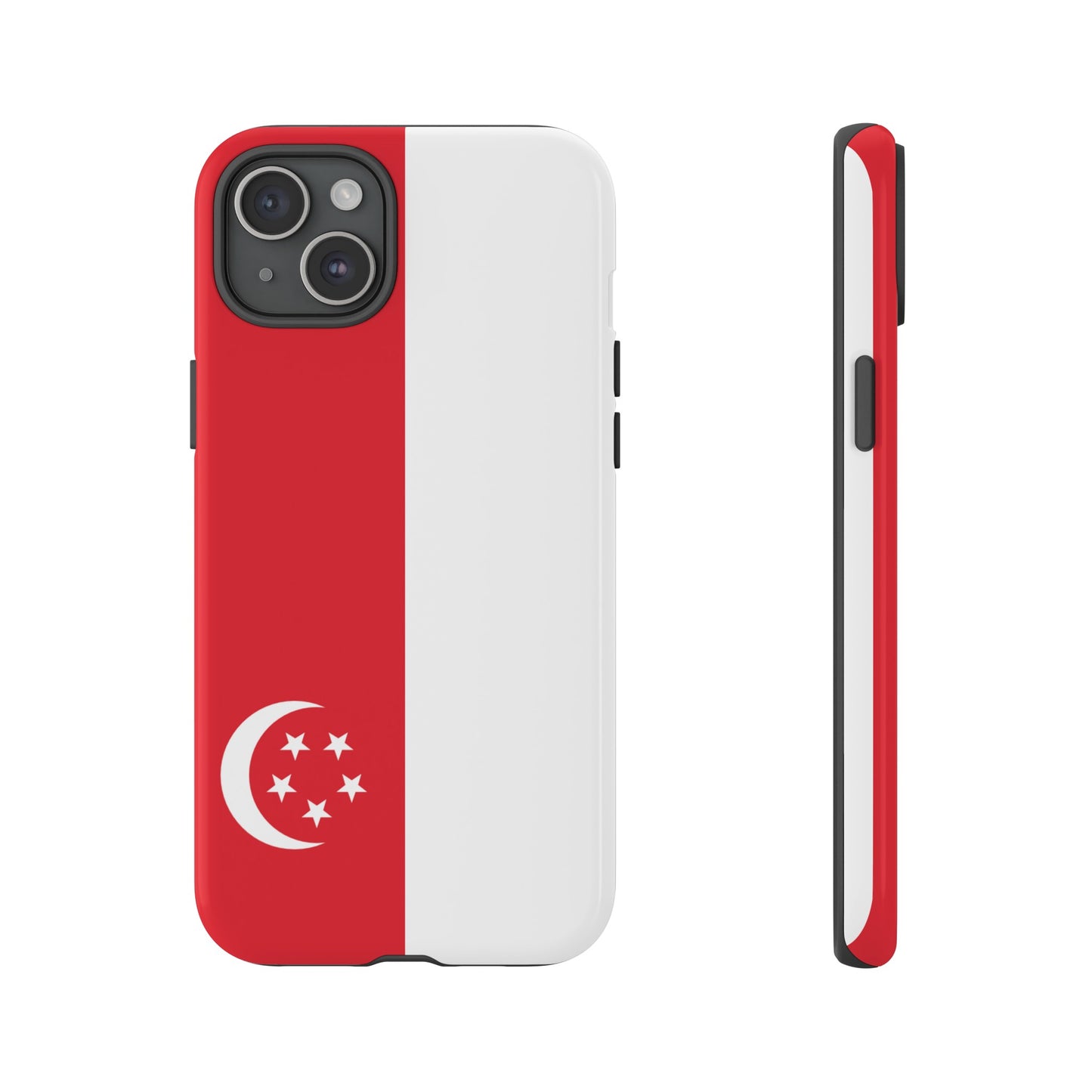 Singapore Flag Phone Case | iPhone 15 Plus/ Pro, 14, 13, 12| Google Pixel 7, Pro, 5| Samsung Galaxy S23 All Major Phone Models