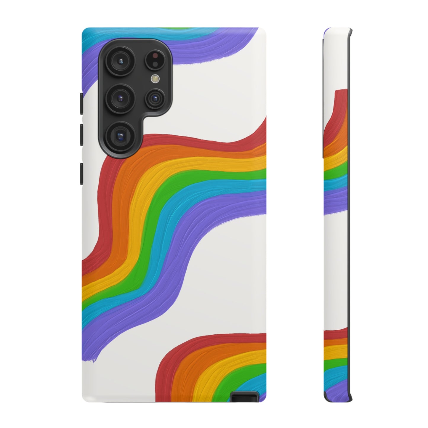 Rainbow Wallpaper Phone Case | iPhone 15 Plus/ Pro, 14, 13, 12| Google Pixel 7, Pro, 5| Samsung Galaxy S23 All Major Phone Models