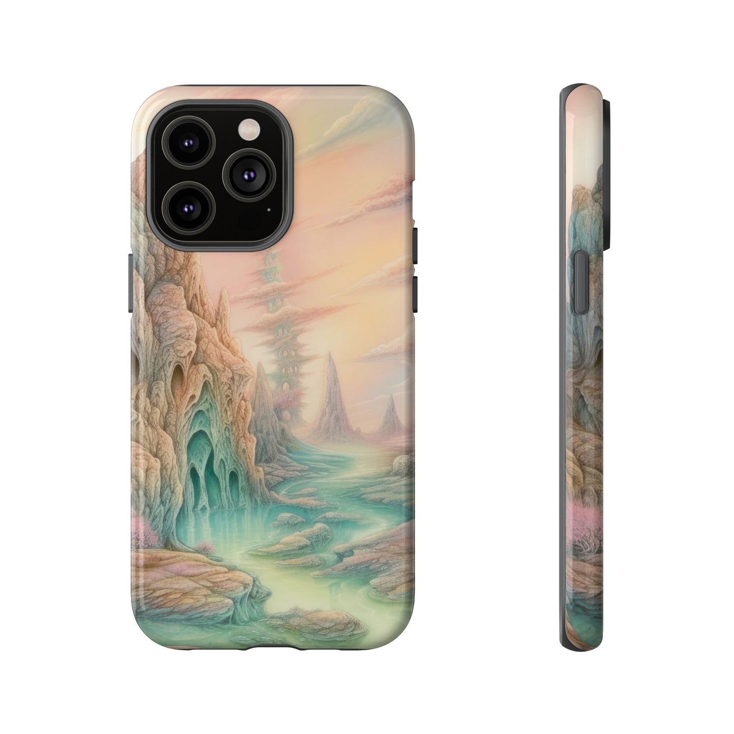 Caves Sci-Fi Wallpaper Phone Case | iPhone 15 Plus/ Pro, 14, 13, 12| Google Pixel 7, Pro, 5| Samsung Galaxy S23 All Major Phone Models