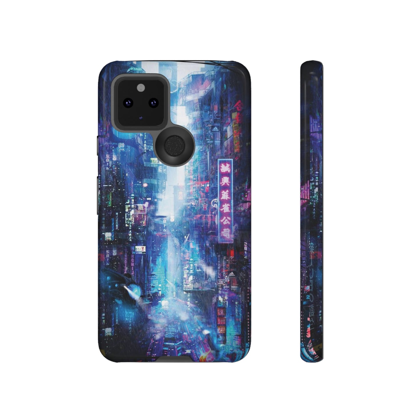 Night Life Futuristic City Wallpaper Phone Case | iPhone 15 Plus/ Pro, 14, 13, 12| Google Pixel 7, Pro, 5| Samsung Galaxy S23 All Major Phone Models